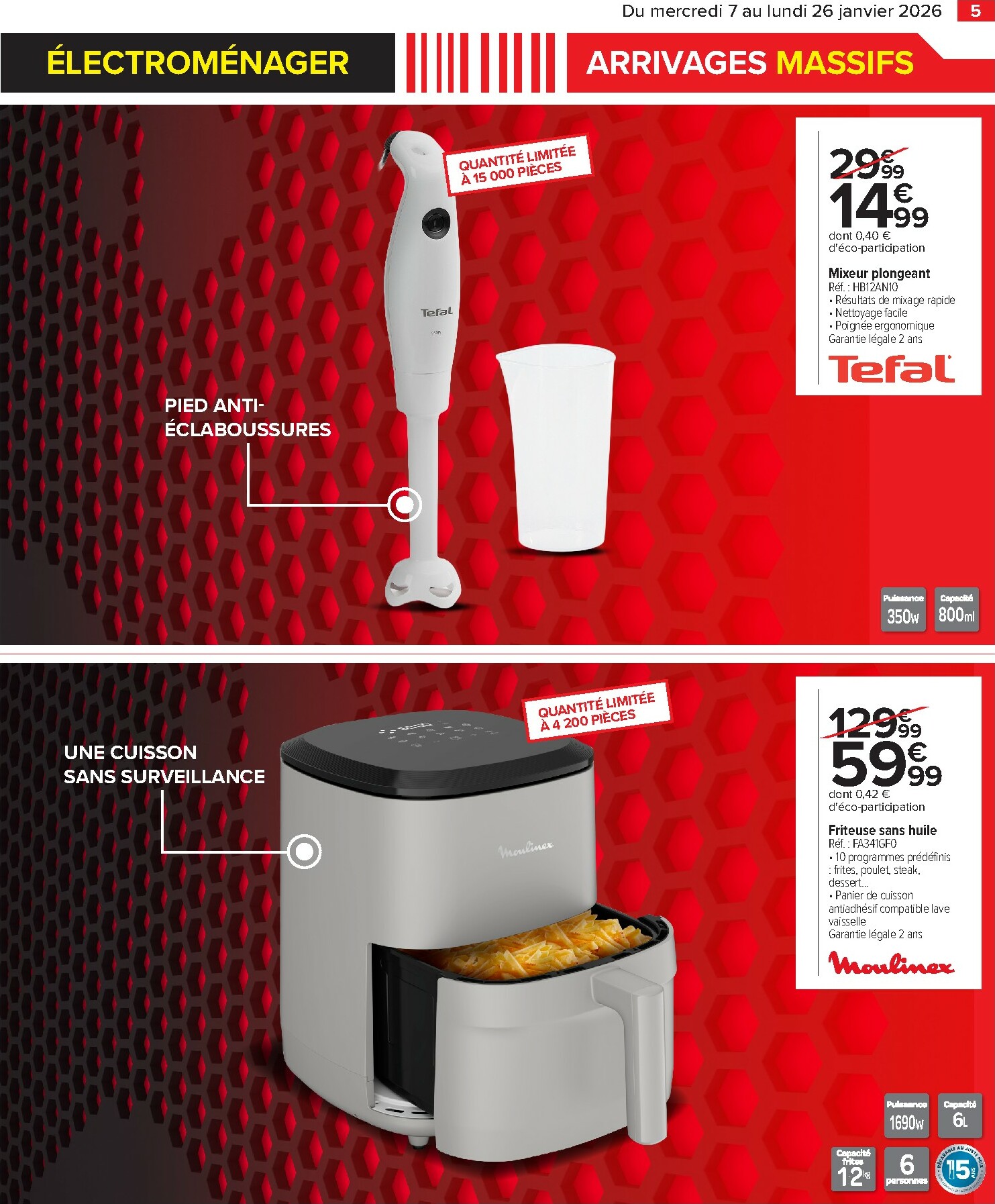 carrefour - Catalogue Carrefour - Arrivages Massifs, Restez Connectés á Vos Envies valable du 07/01 au 26/01 - page: 7