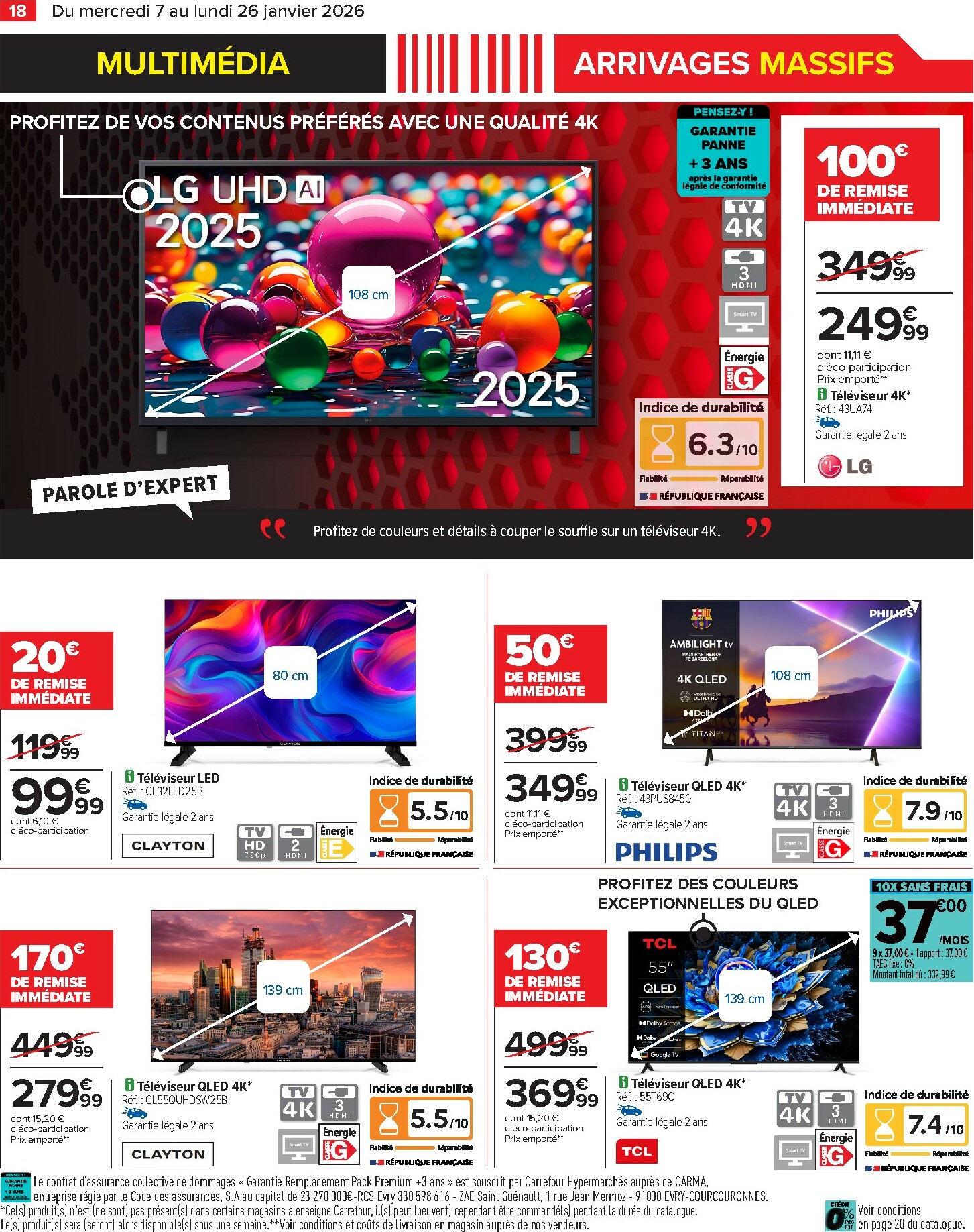 carrefour - Catalogue Carrefour - Arrivages Massifs, Restez Connectés á Vos Envies valable du 07/01 au 26/01 - page: 20