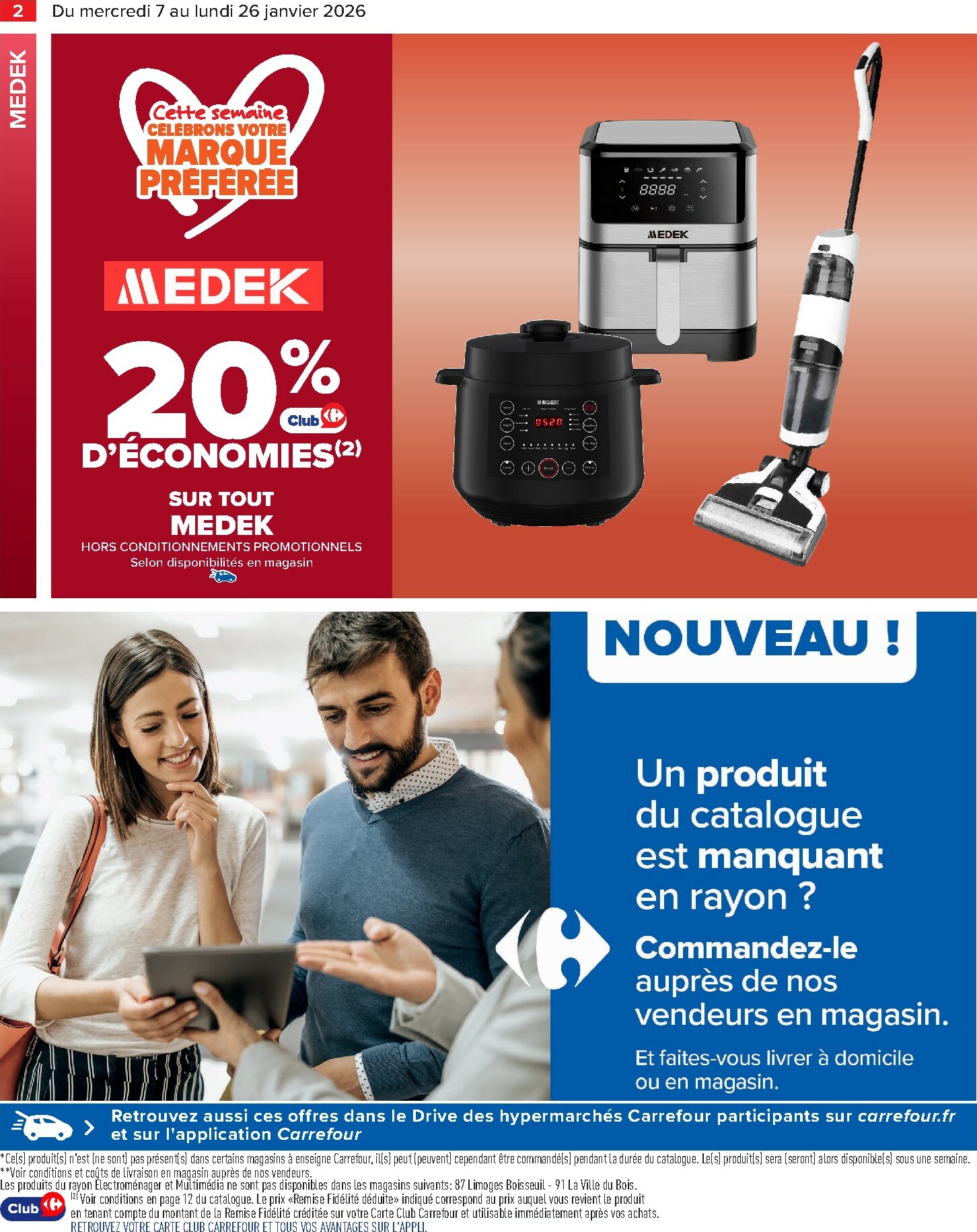 carrefour - Catalogue Carrefour - Arrivages Massifs, Restez Connectés á Vos Envies valable du 07/01 au 26/01 - page: 4