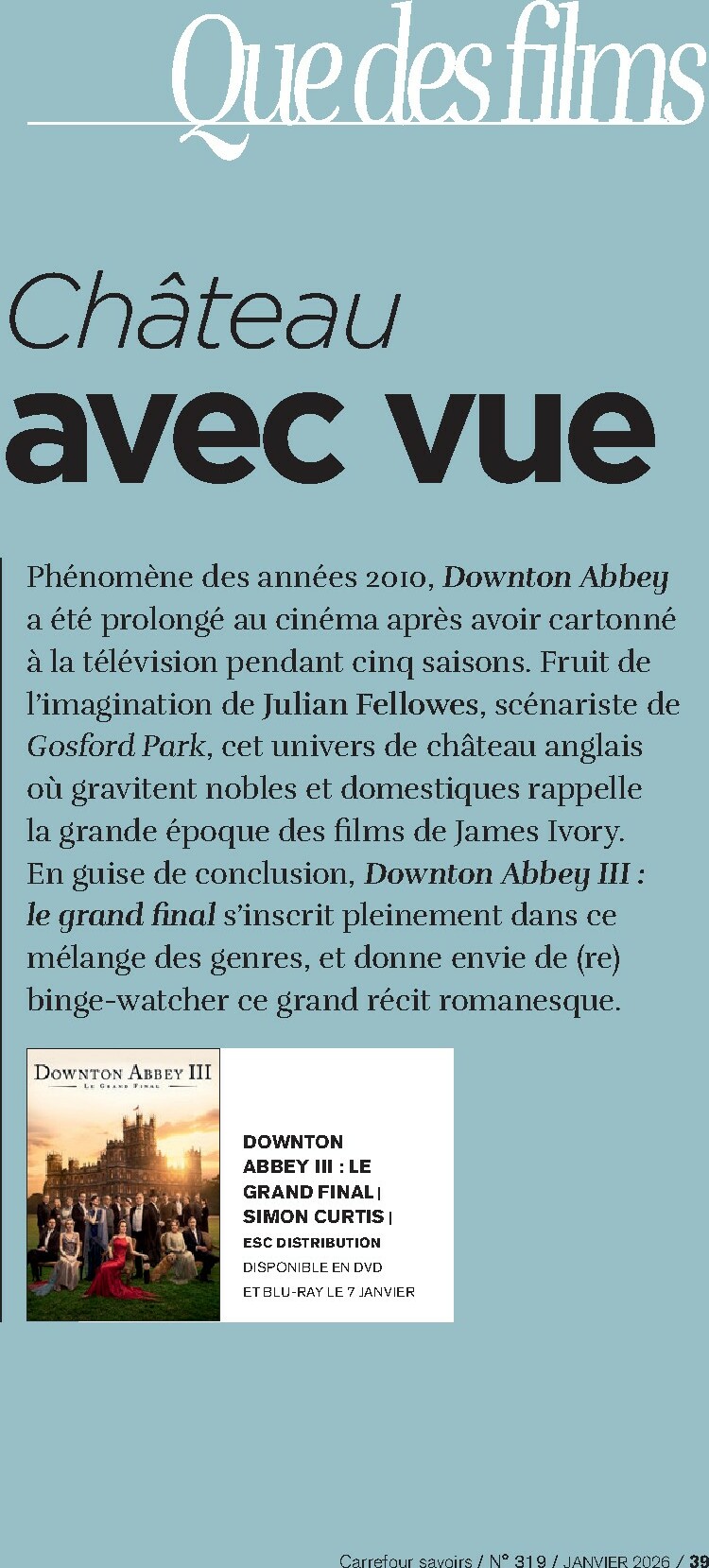 carrefour - Catalogue Carrefour - A Chacun sa Culture valable du 01/01 au 31/01 - page: 39