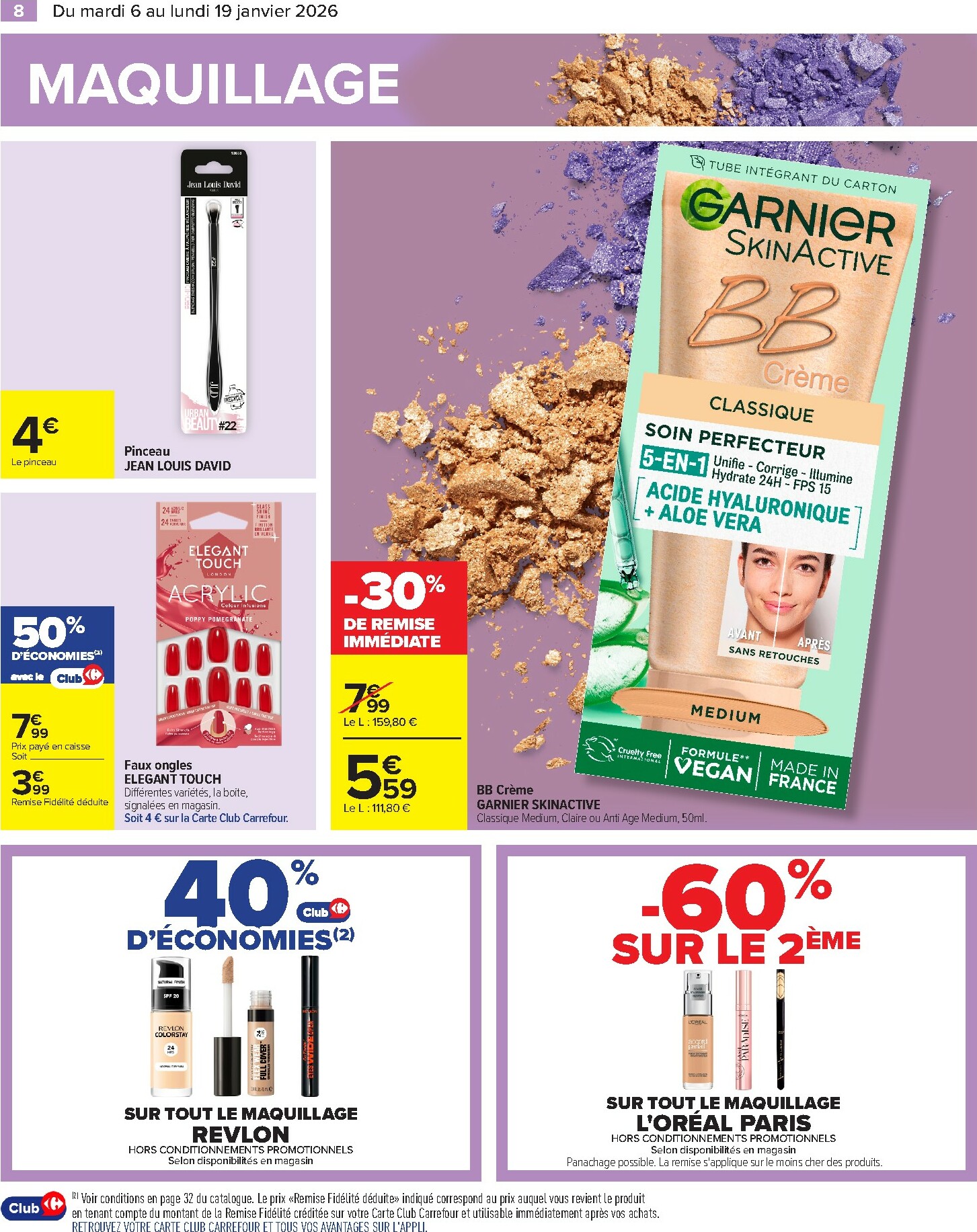 carrefour - Catalogue Carrefour - Toutes en Beauté valable du 06/01 au 19/01 - page: 10