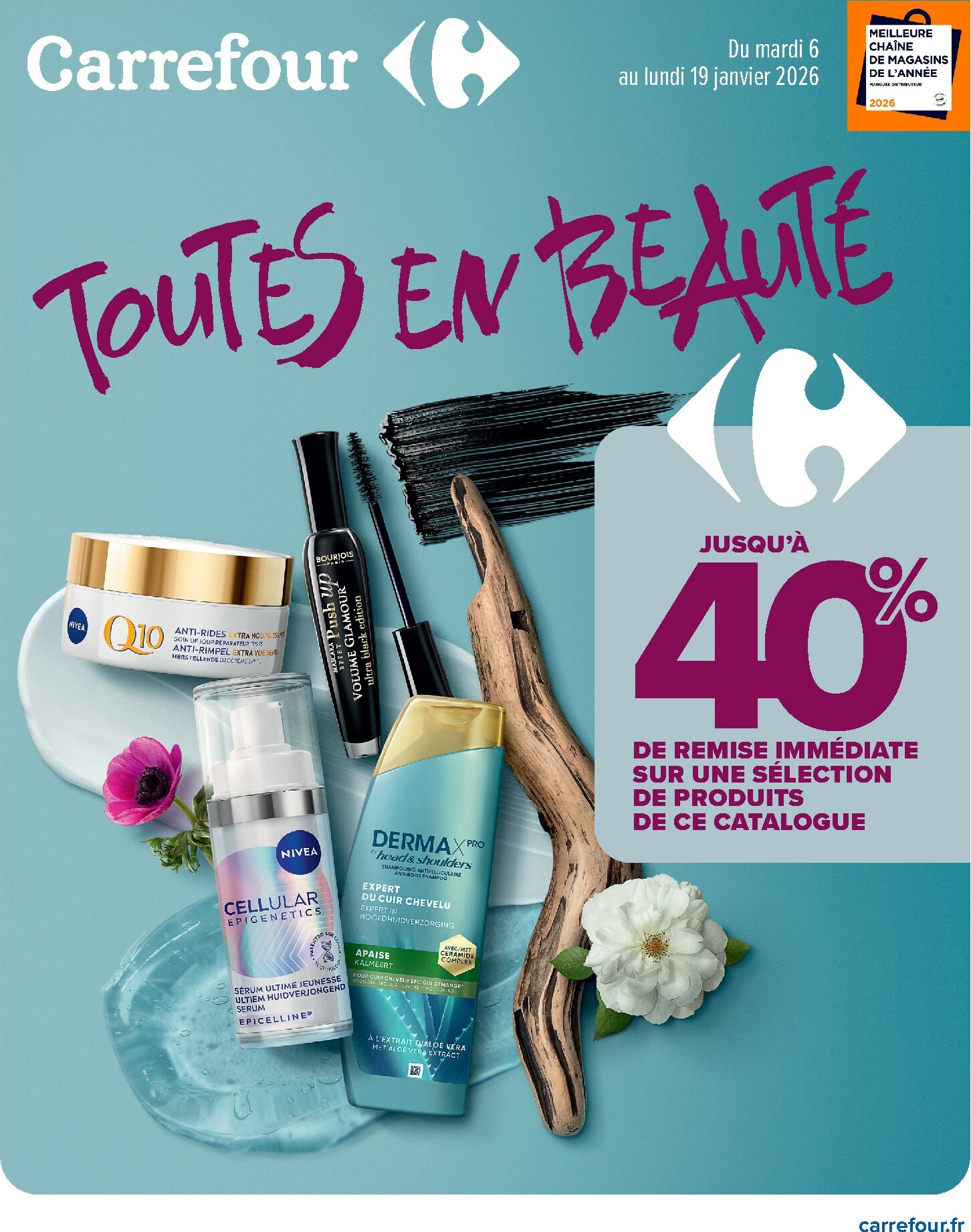 carrefour - Catalogue Carrefour - Toutes en Beauté valable du 06/01 au 19/01