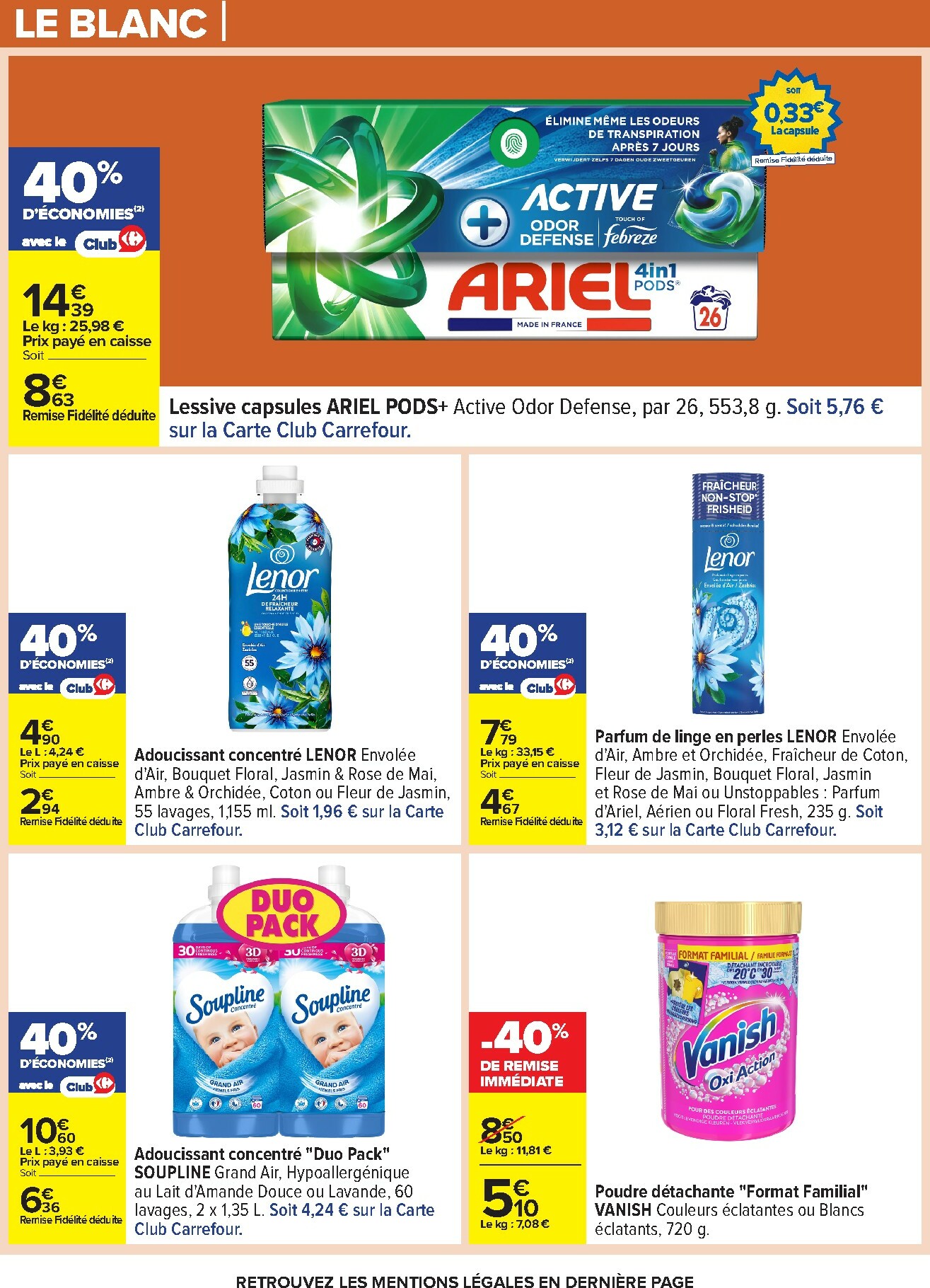 carrefour - Catalogue Carrefour valable du 13/01 au 26/01 - page: 63