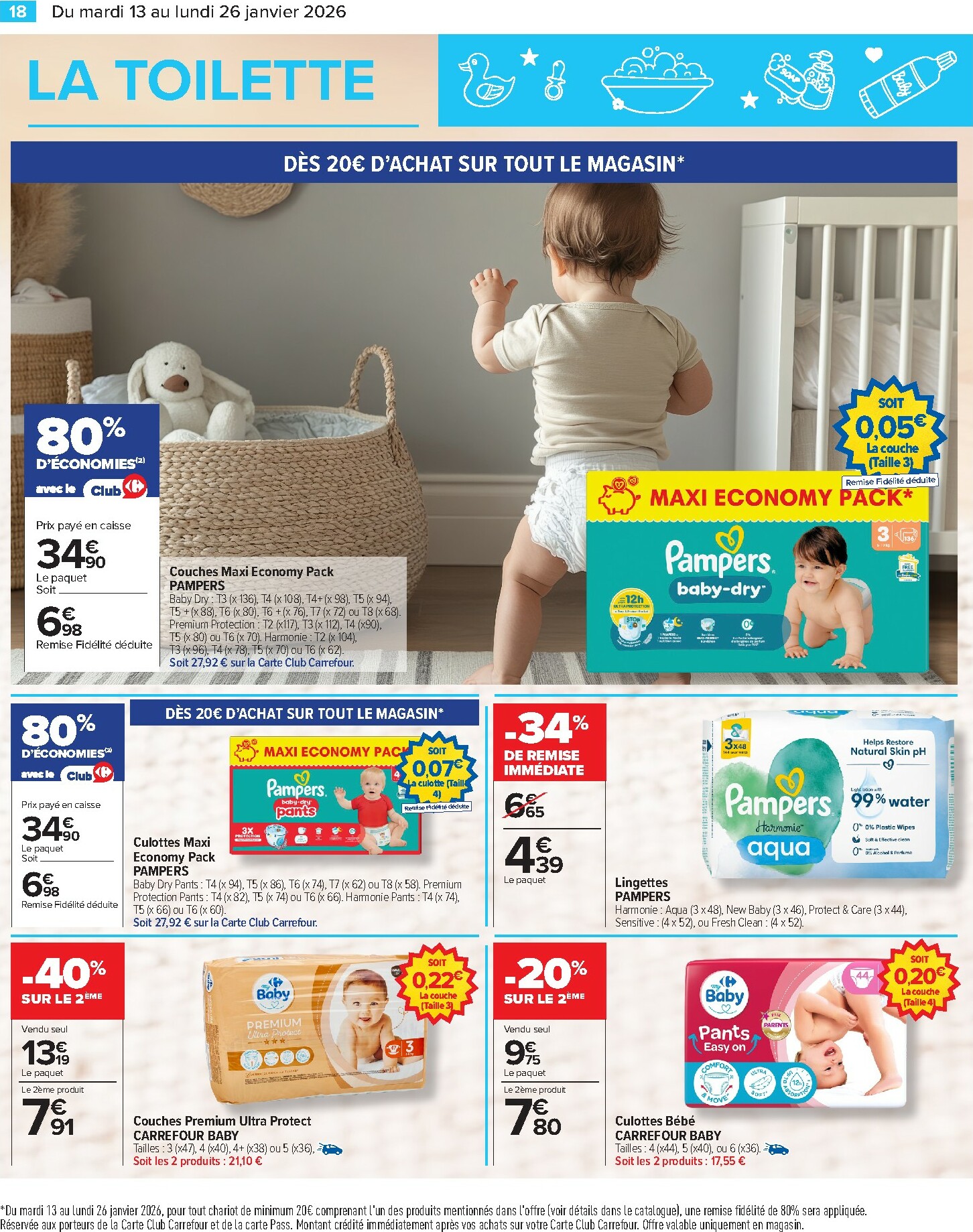 carrefour - Catalogue Carrefour - Babydays valable du 13/01 au 26/01 - page: 20