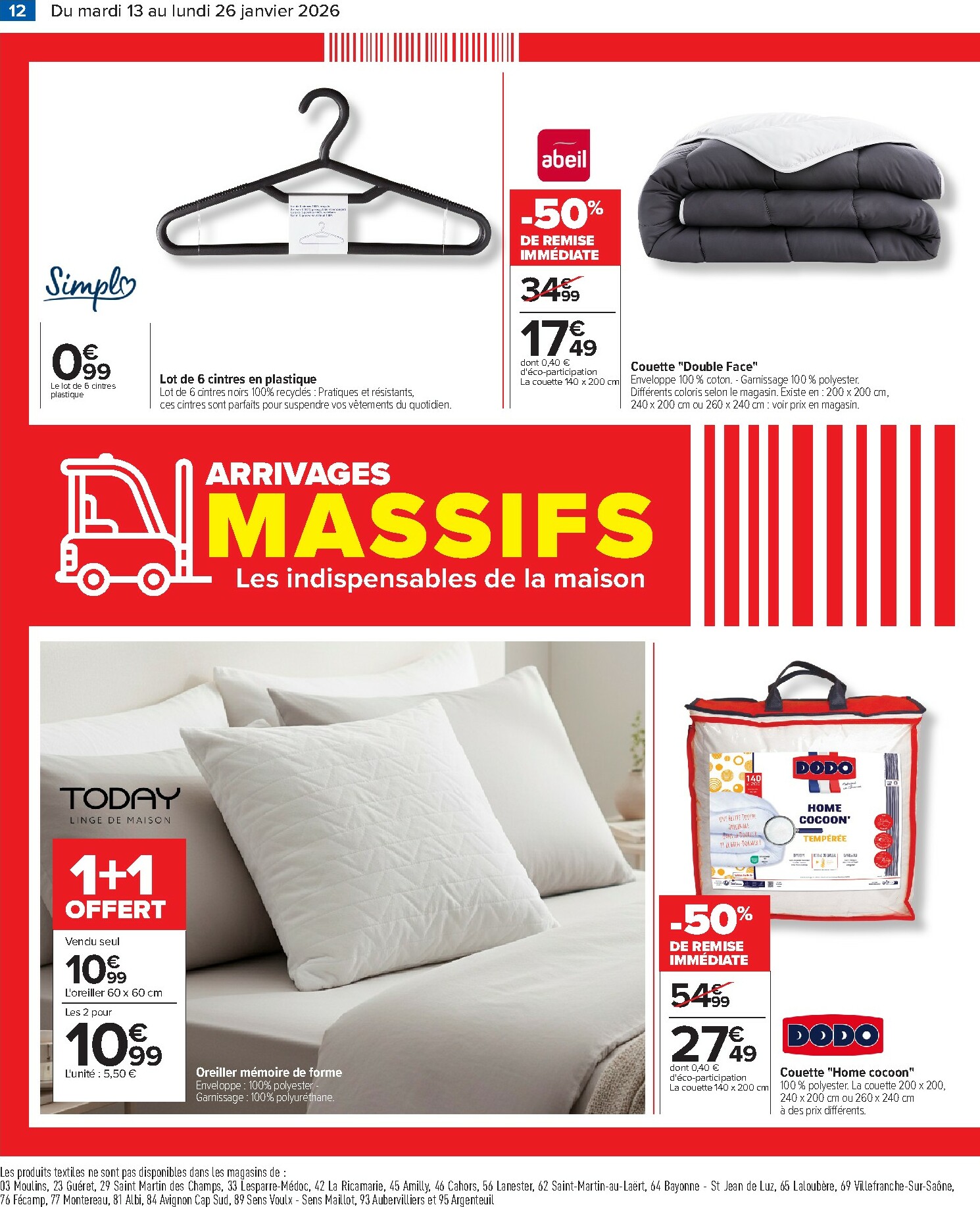 carrefour - Catalogue Carrefour - Arrivages Massifs valable du 13/01 au 26/01 - page: 13