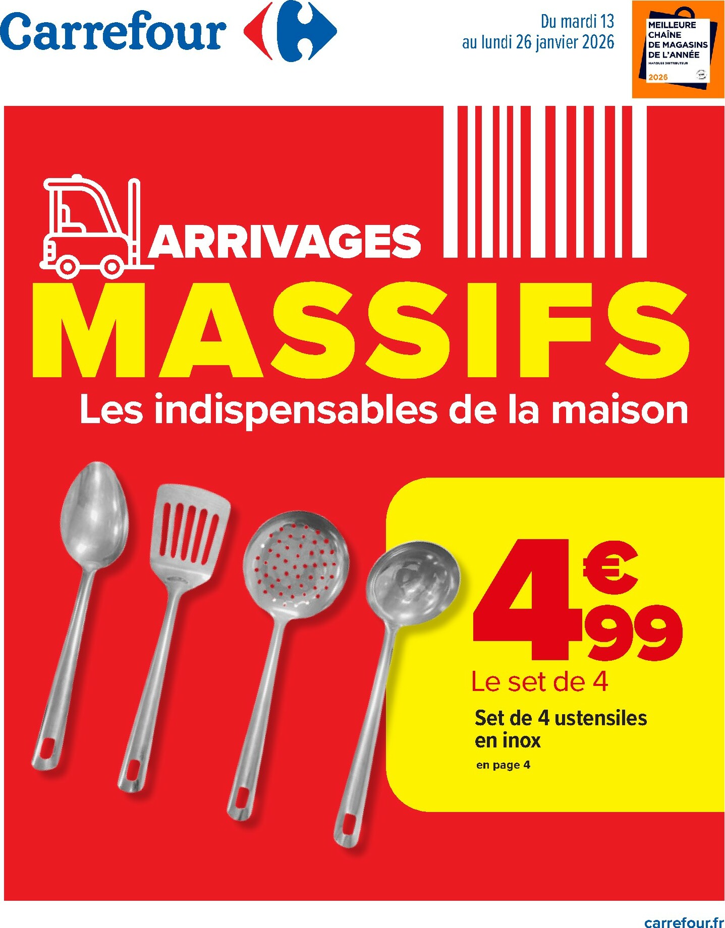 carrefour - Catalogue Carrefour - Arrivages Massifs valable du 13/01 au 26/01