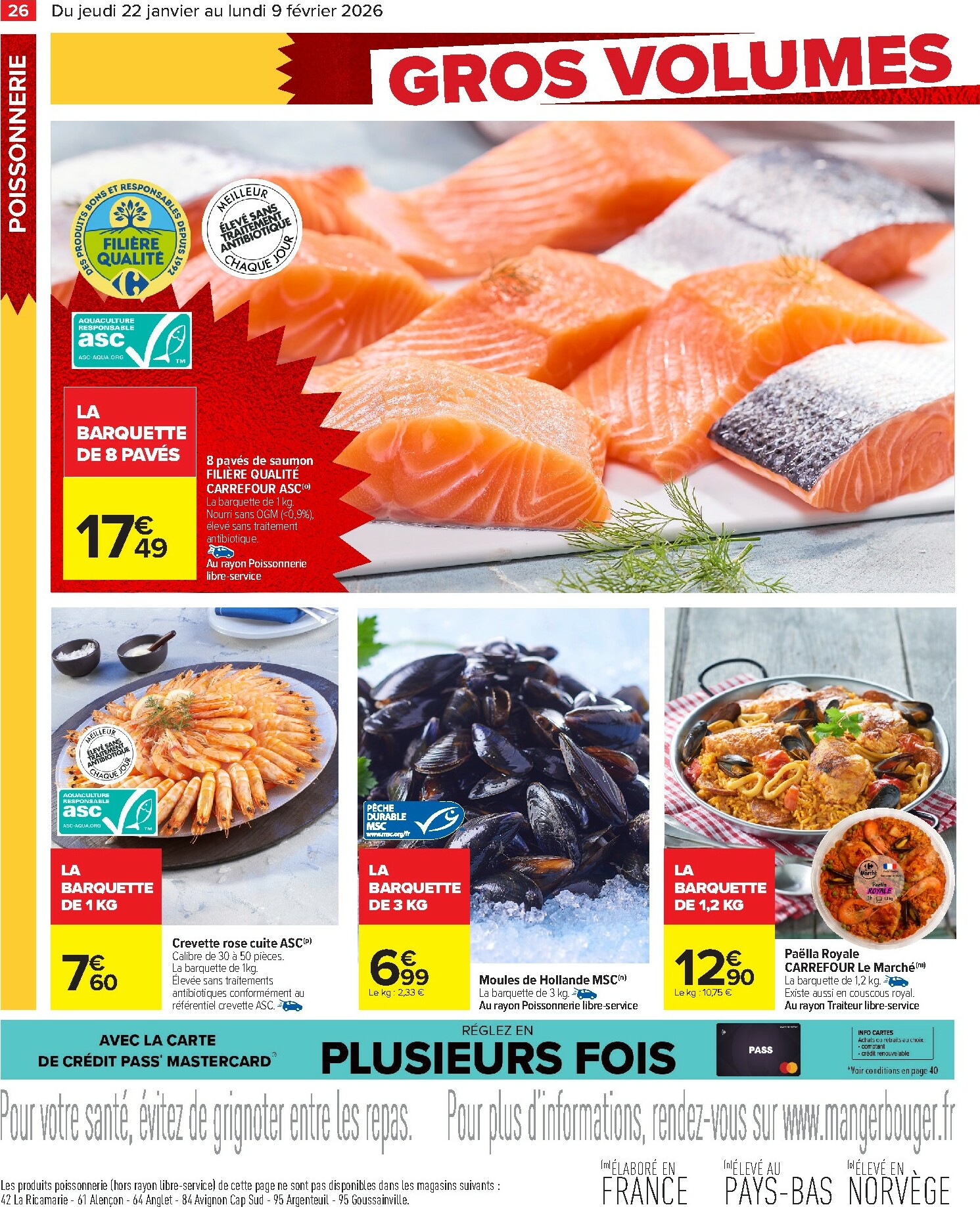 carrefour - Catalogue Carrefour - Gros volumes, petits prix valable du 22/01 au 09/02 - page: 28