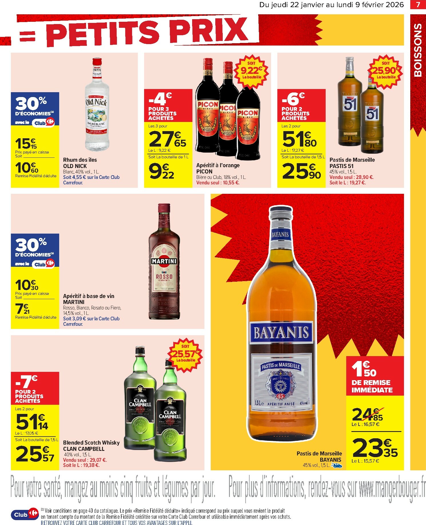 carrefour - Catalogue Carrefour - Gros volumes, petits prix valable du 22/01 au 09/02 - page: 9