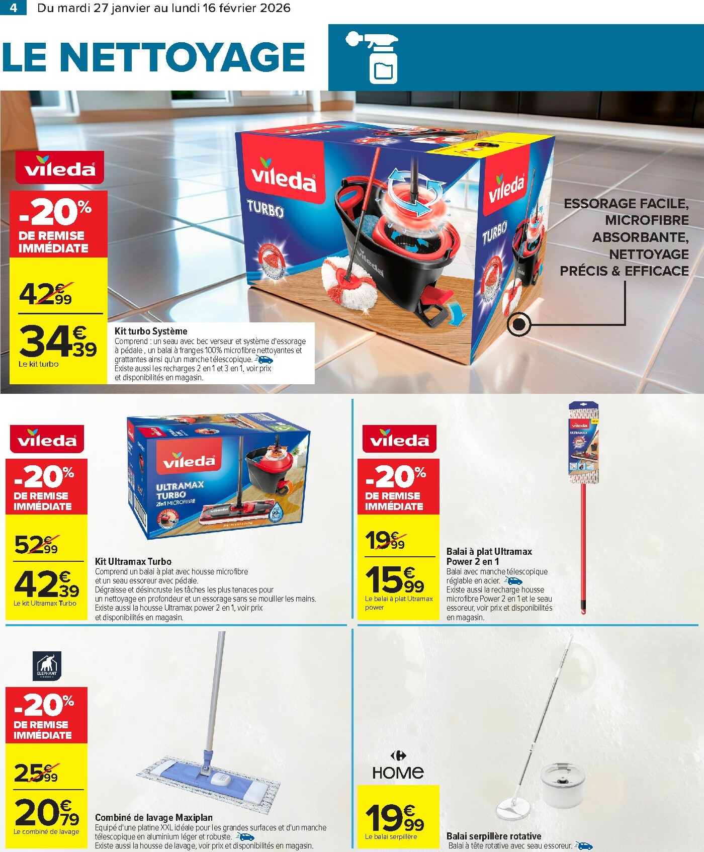carrefour - Catalogue Carrefour - Bricolage valable du 27/01 au 16/02 - page: 6