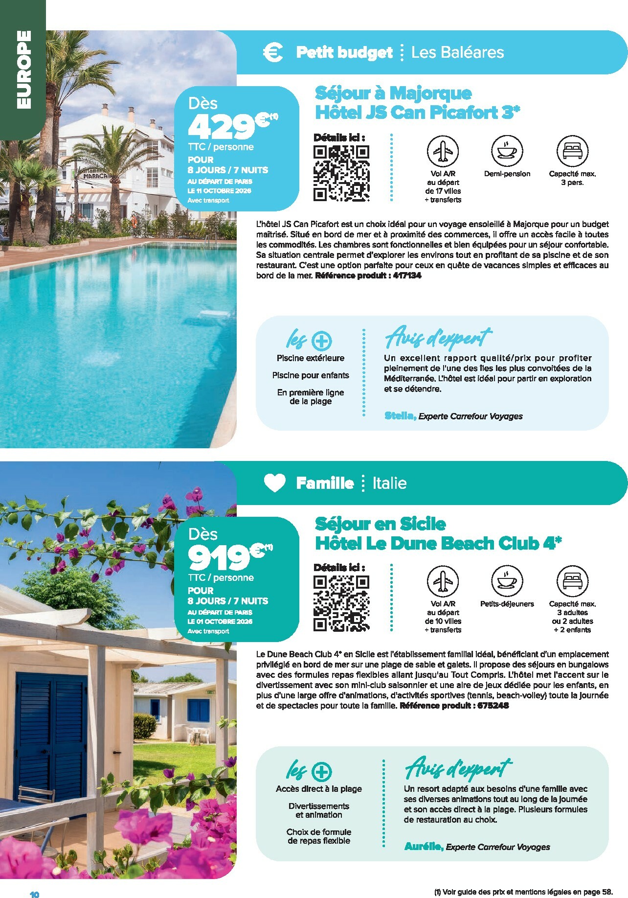 carrefour - Catalogue Carrefour - Voyagez valable du 01/01 au 30/06 - page: 10