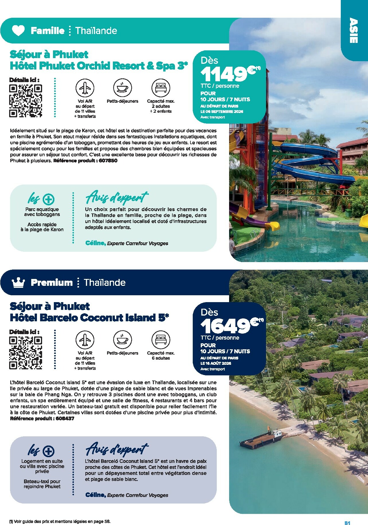 carrefour - Catalogue Carrefour - Voyagez valable du 01/01 au 30/06 - page: 51