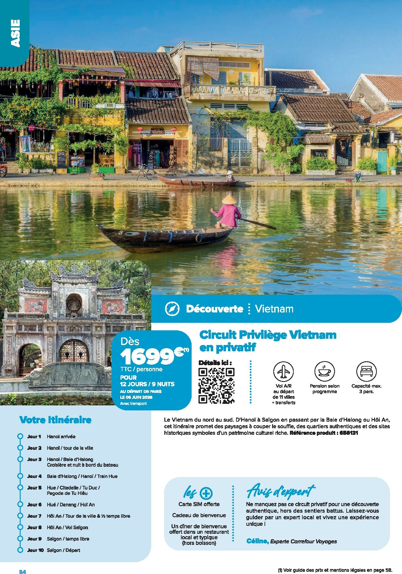 carrefour - Catalogue Carrefour - Voyagez valable du 01/01 au 30/06 - page: 54