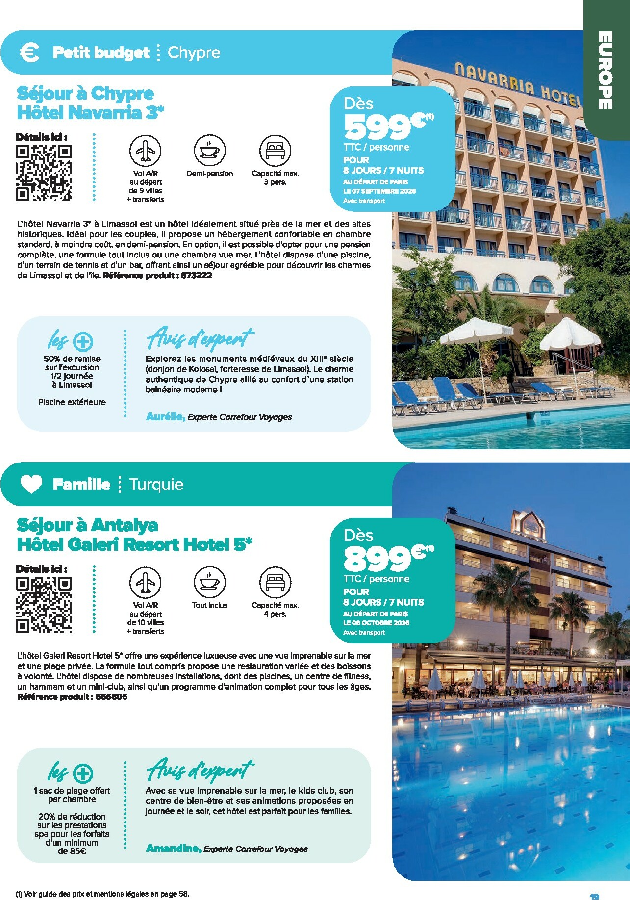 carrefour - Catalogue Carrefour - Voyagez valable du 01/01 au 30/06 - page: 19