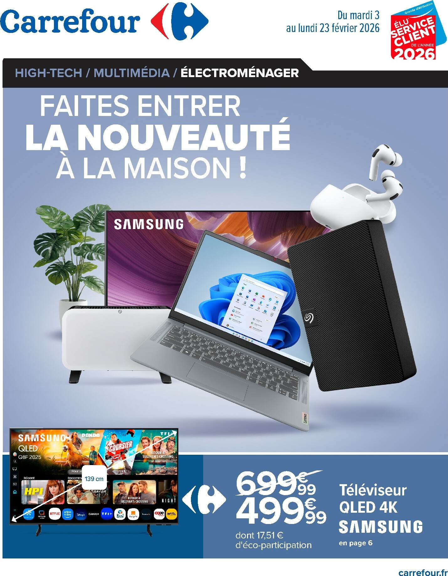carrefour - Catalogue Carrefour - High-Tech valable du 03/02/2026 au 23/02/2026