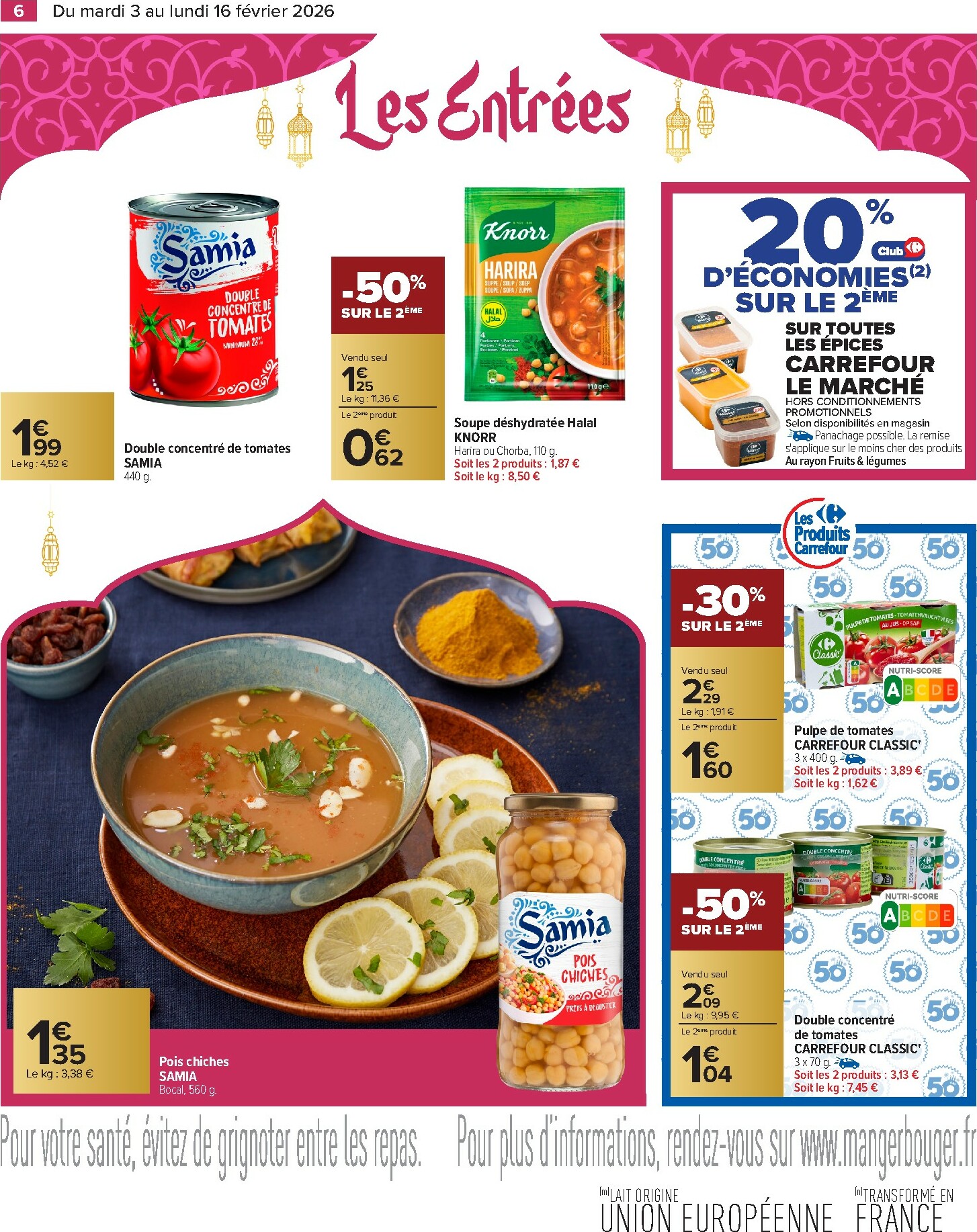 carrefour - Catalogue Carrefour - Ramadan valable du 03/02/2026 au 16/02/2026 - page: 6