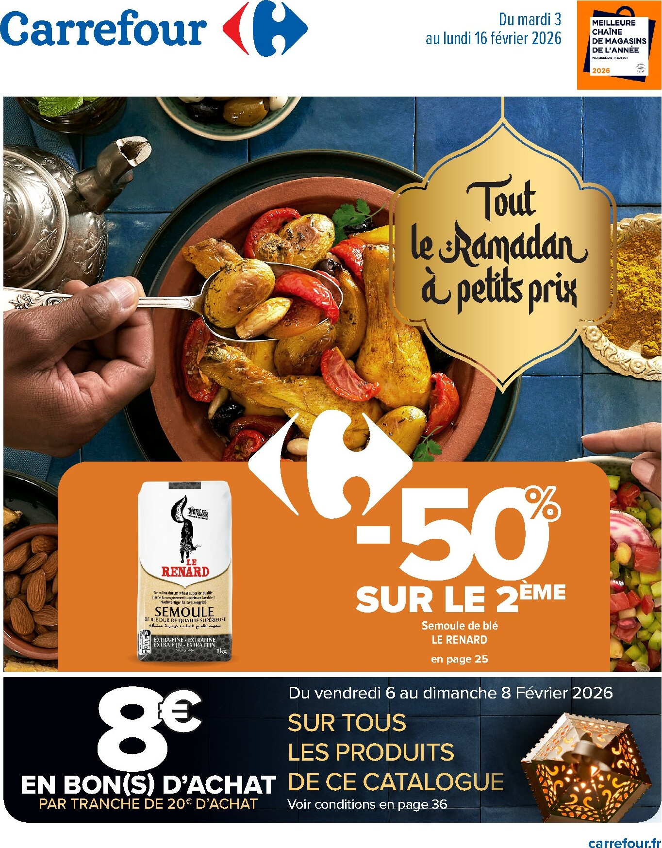 carrefour - Catalogue Carrefour - Ramadan valable du 03/02/2026 au 16/02/2026 - page: 1