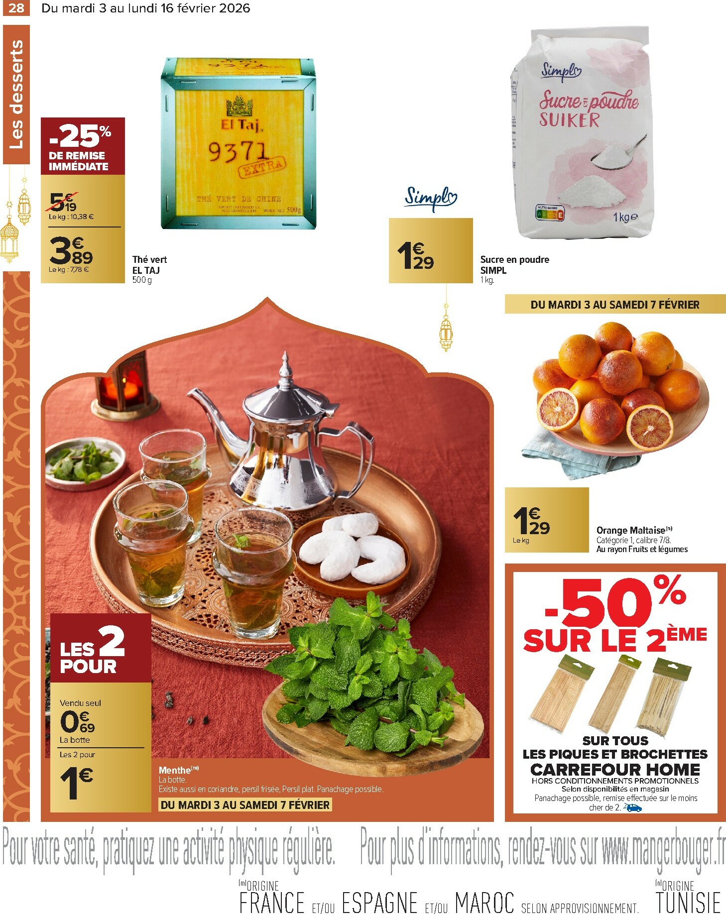 carrefour - Catalogue Carrefour - Ramadan valable du 03/02/2026 au 16/02/2026 - page: 28