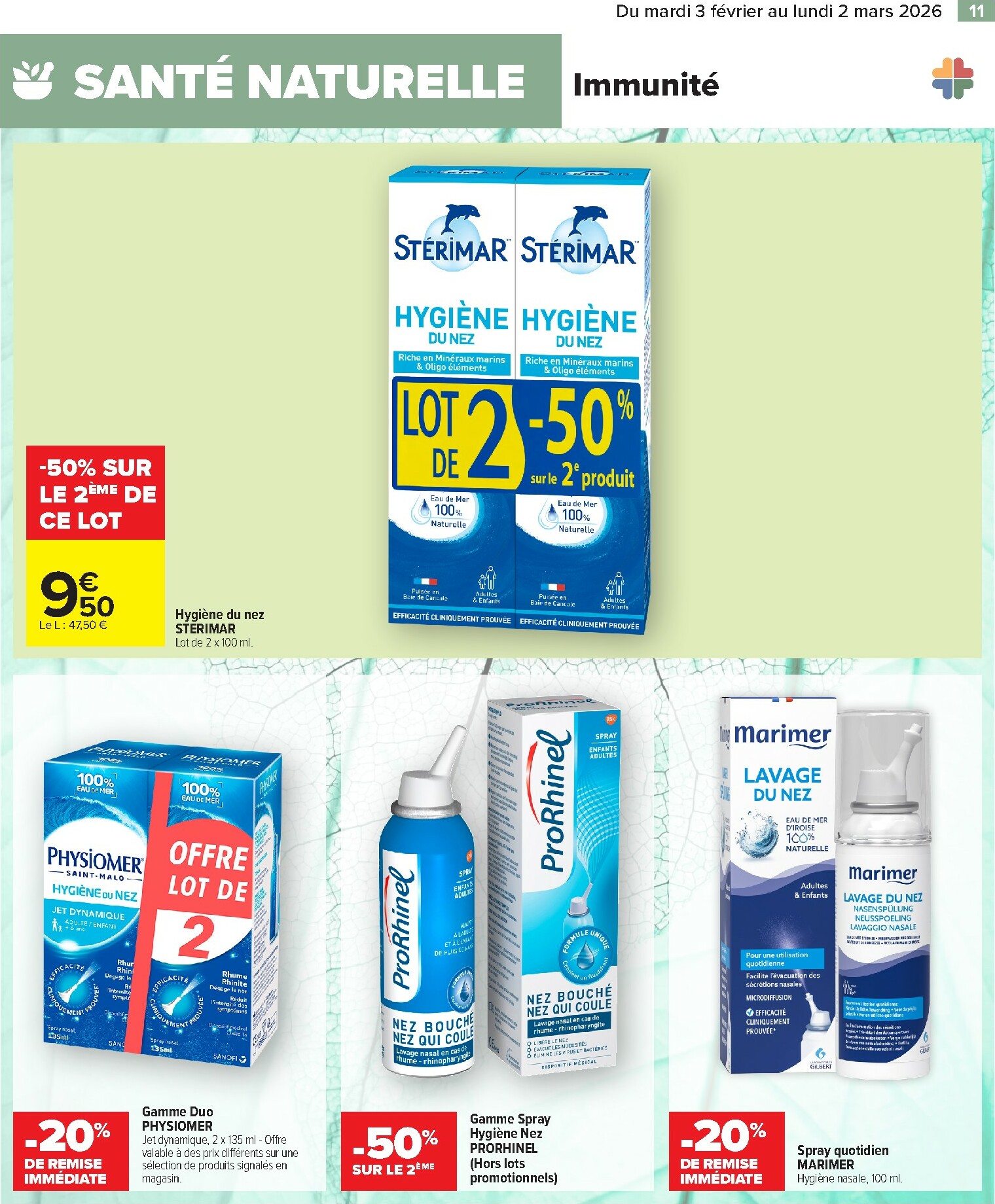 carrefour - Catalogue Carrefour - Parapharmacie valable du 03/02/2026 au 02/03/2026 - page: 11