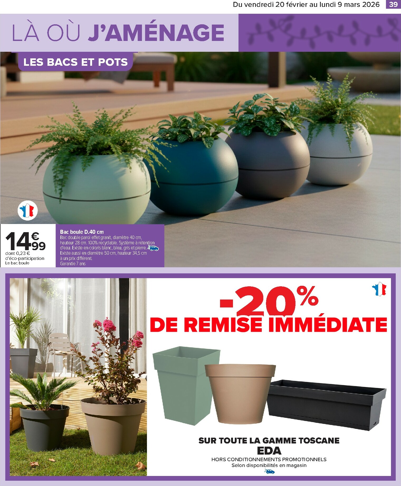 carrefour - Catalogue Carrefour - Jardin valable du 20/02/2026 au 09/03/2026 - page: 41