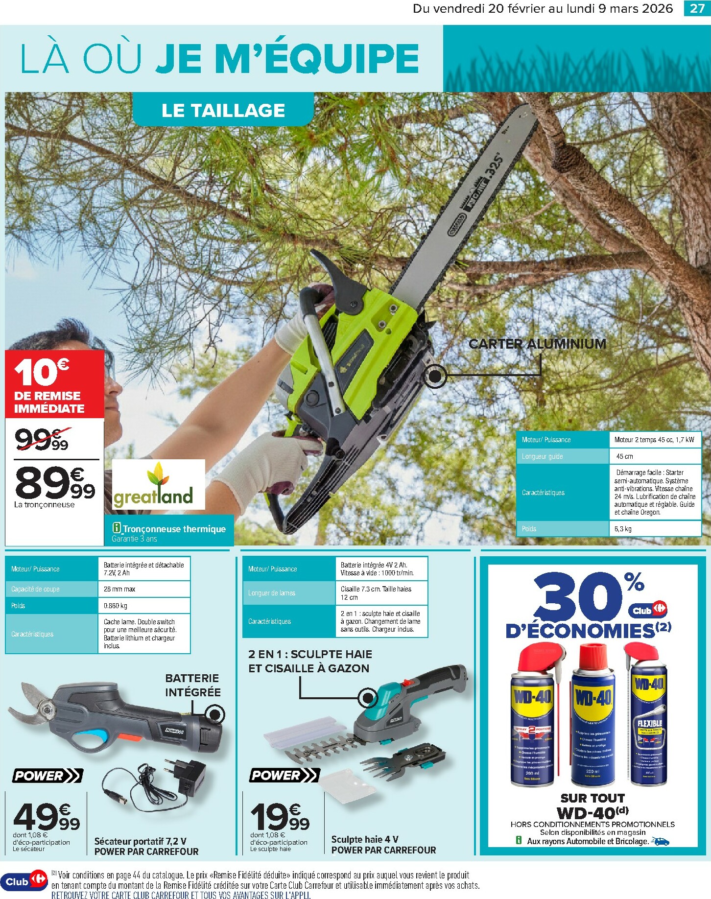 carrefour - Catalogue Carrefour - Jardin valable du 20/02/2026 au 09/03/2026 - page: 29