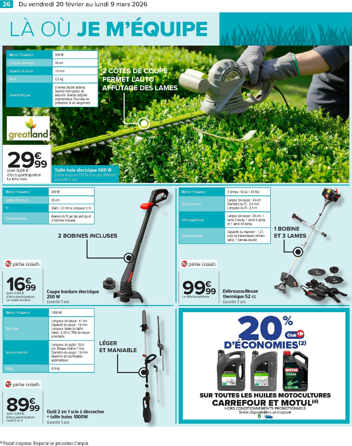 carrefour - Catalogue Carrefour - Jardin valable du 20/02/2026 au 09/03/2026 - page: 28