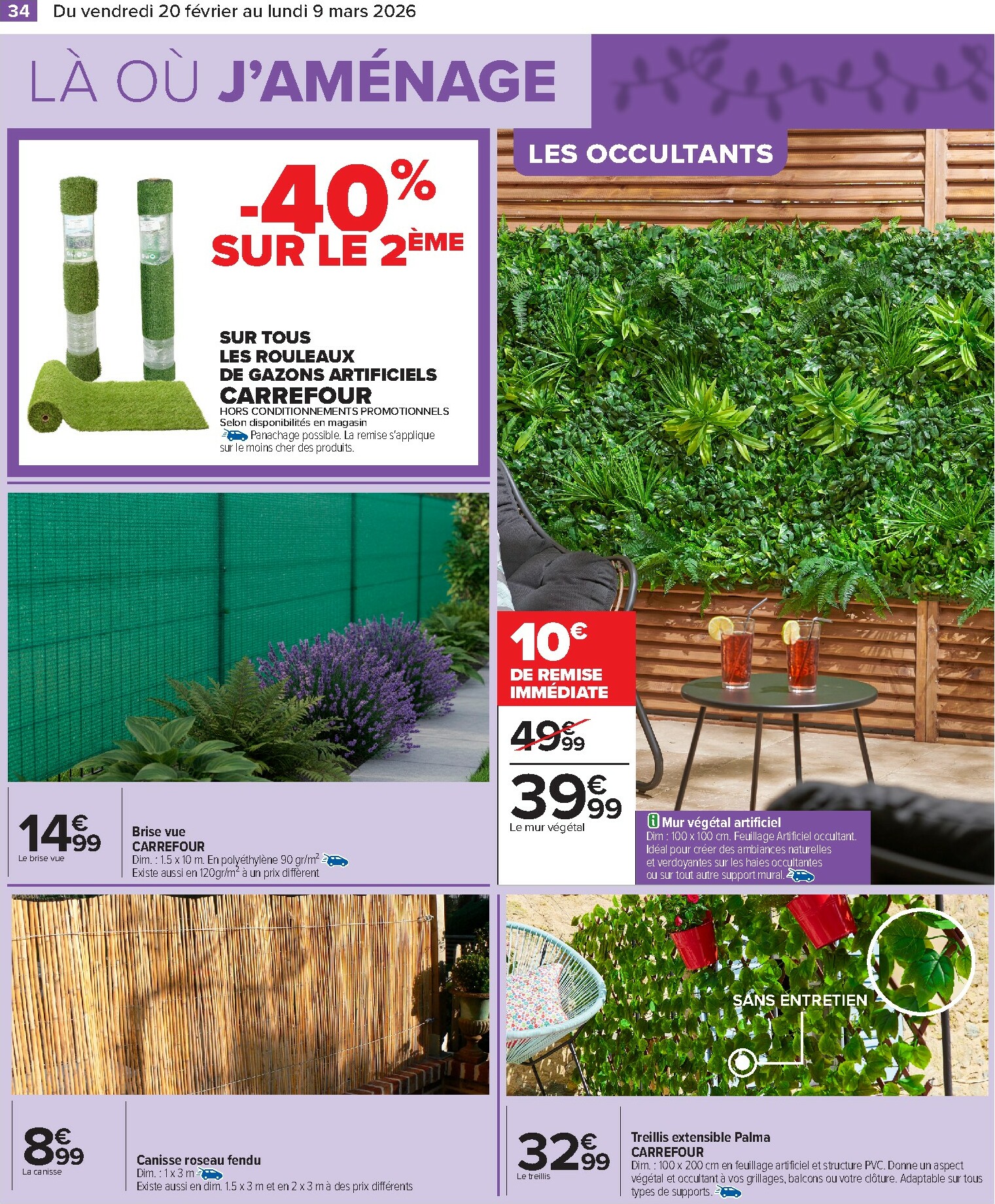 carrefour - Catalogue Carrefour - Jardin valable du 20/02/2026 au 09/03/2026 - page: 36