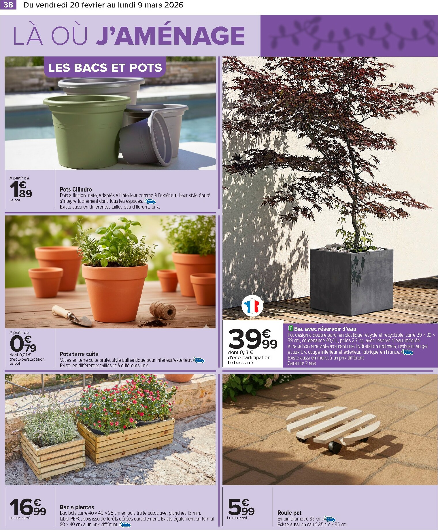 carrefour - Catalogue Carrefour - Jardin valable du 20/02/2026 au 09/03/2026 - page: 40
