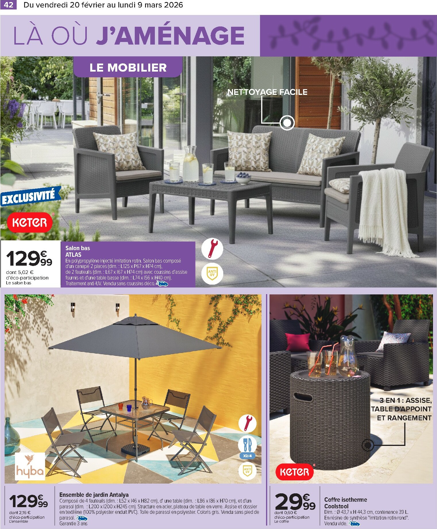 carrefour - Catalogue Carrefour - Jardin valable du 20/02/2026 au 09/03/2026 - page: 44