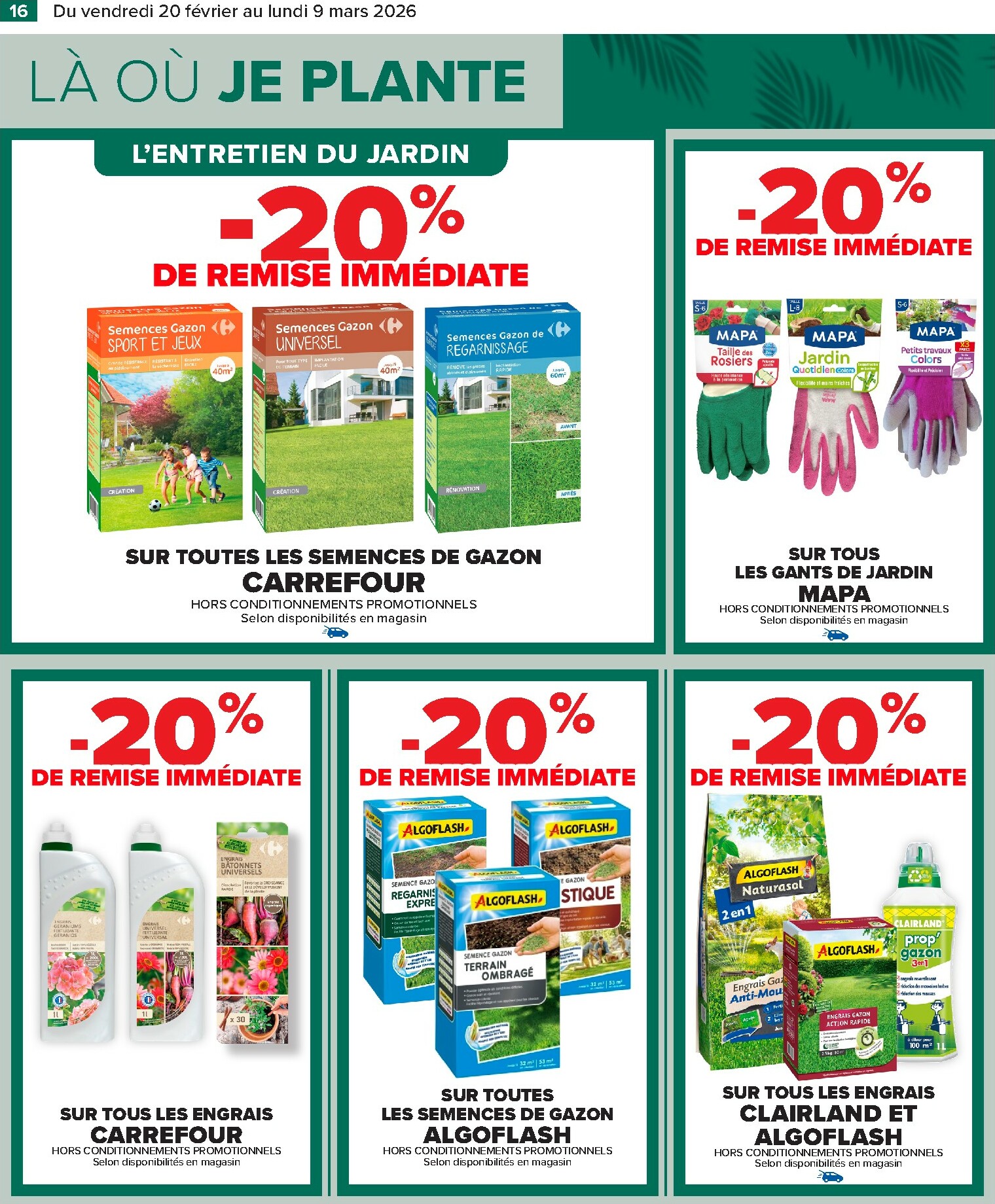 carrefour - Catalogue Carrefour - Jardin valable du 20/02/2026 au 09/03/2026 - page: 18