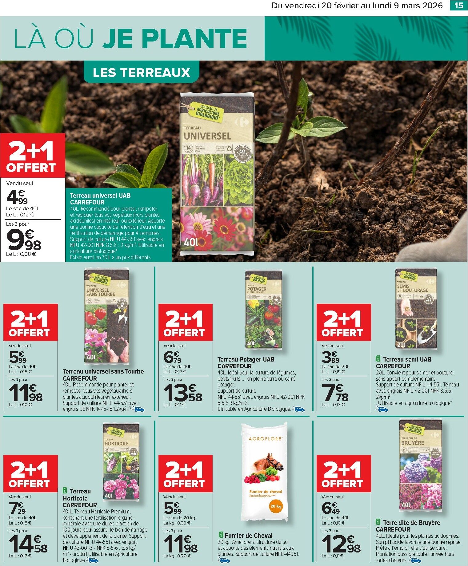carrefour - Catalogue Carrefour - Jardin valable du 20/02/2026 au 09/03/2026 - page: 17