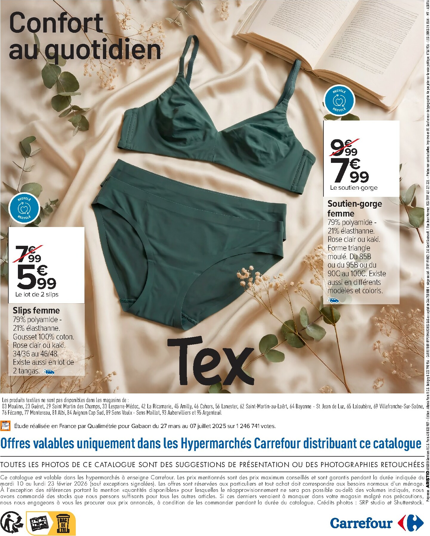 carrefour - Catalogue Carrefour - Special Tex valable du 10/02/2026 au 23/02/2026 - page: 20