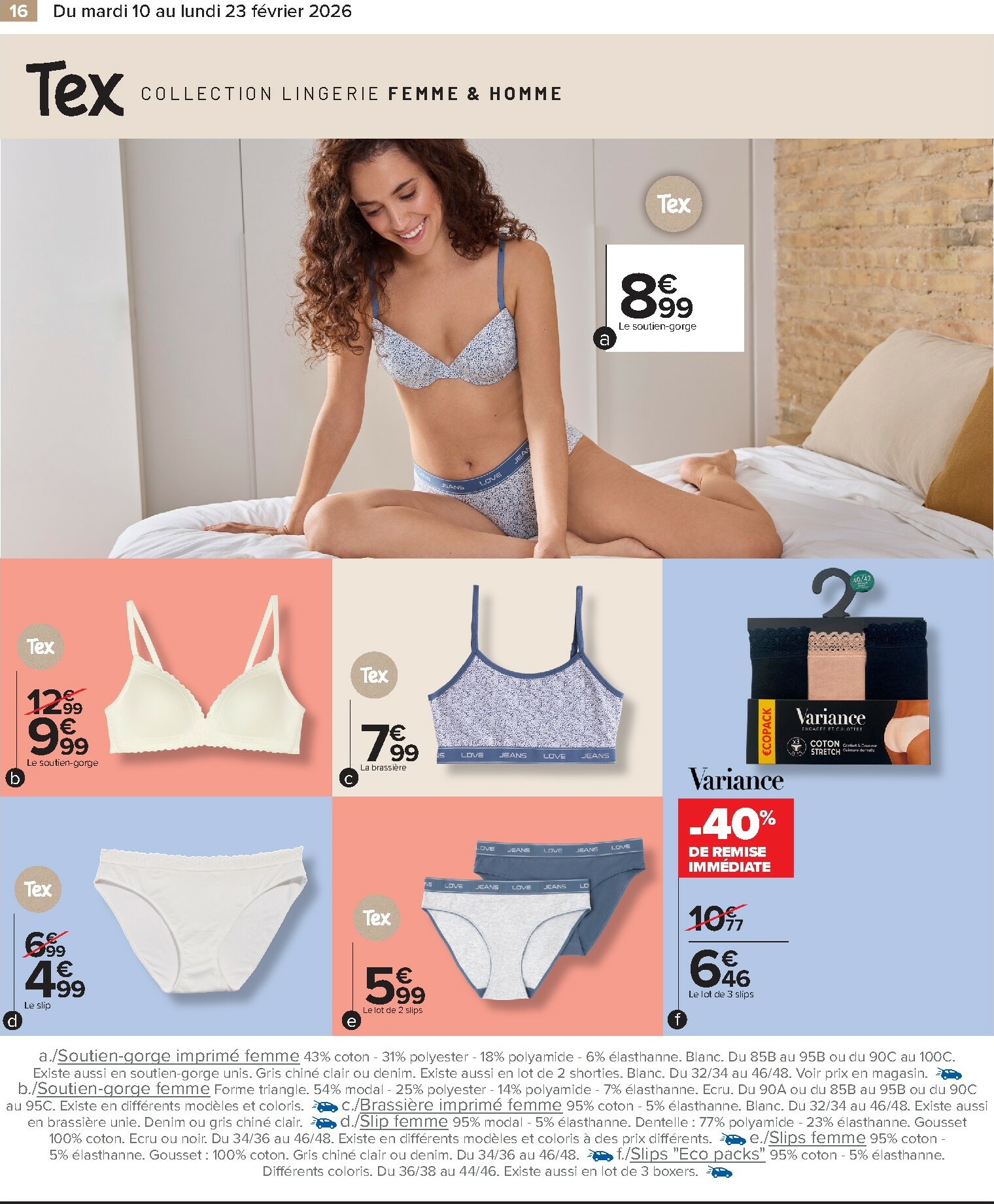 carrefour - Catalogue Carrefour - Special Tex valable du 10/02/2026 au 23/02/2026 - page: 16