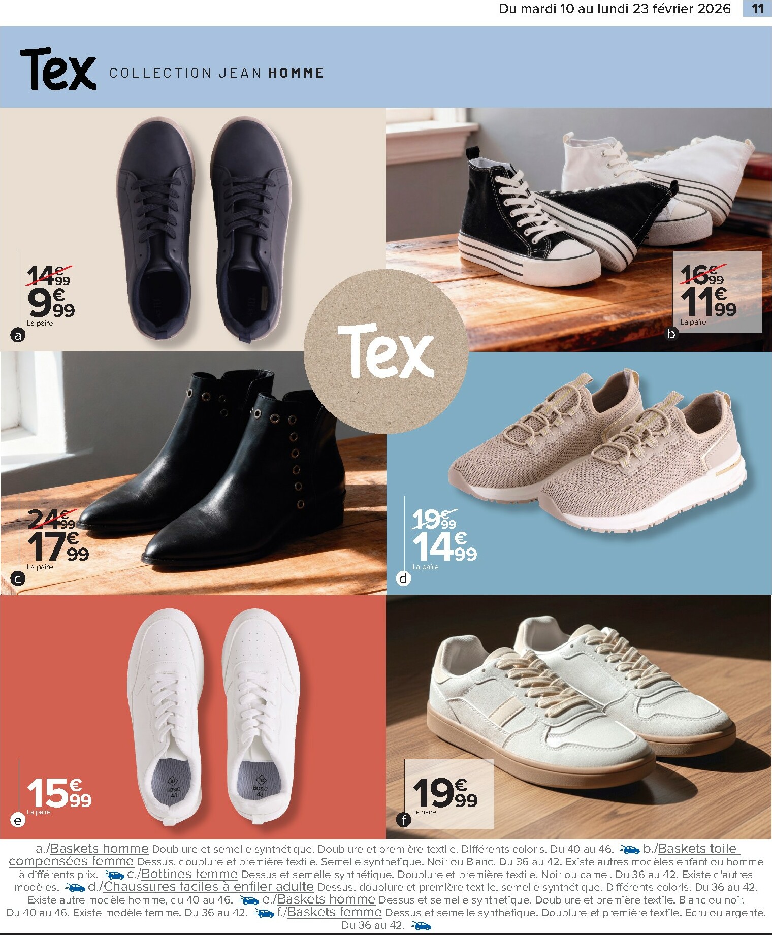 carrefour - Catalogue Carrefour - Special Tex valable du 10/02/2026 au 23/02/2026 - page: 11