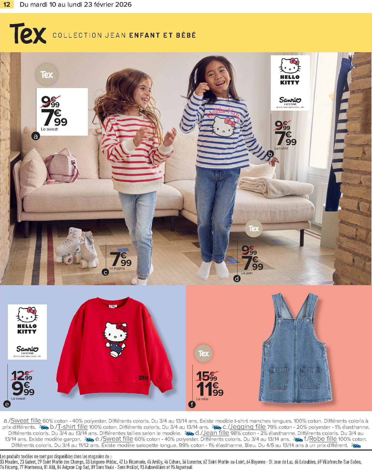 carrefour - Catalogue Carrefour - Special Tex valable du 10/02/2026 au 23/02/2026 - page: 12