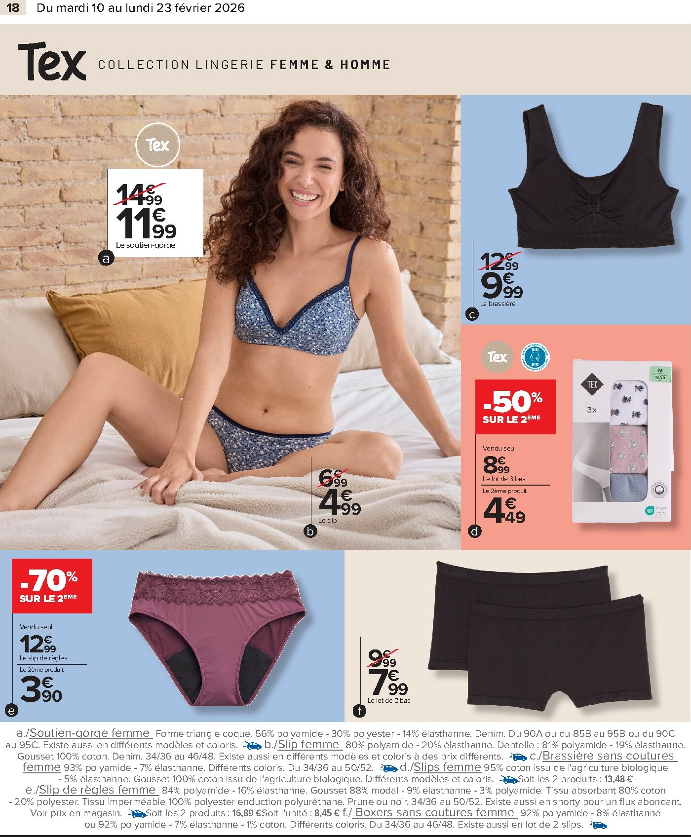 carrefour - Catalogue Carrefour - Special Tex valable du 10/02/2026 au 23/02/2026 - page: 18