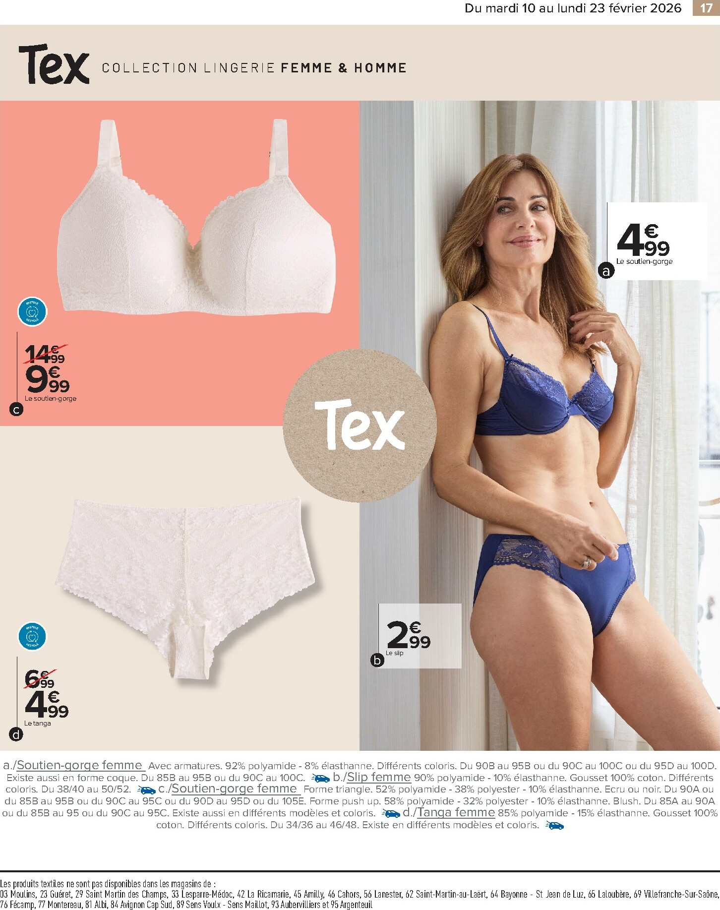 carrefour - Catalogue Carrefour - Special Tex valable du 10/02/2026 au 23/02/2026 - page: 17