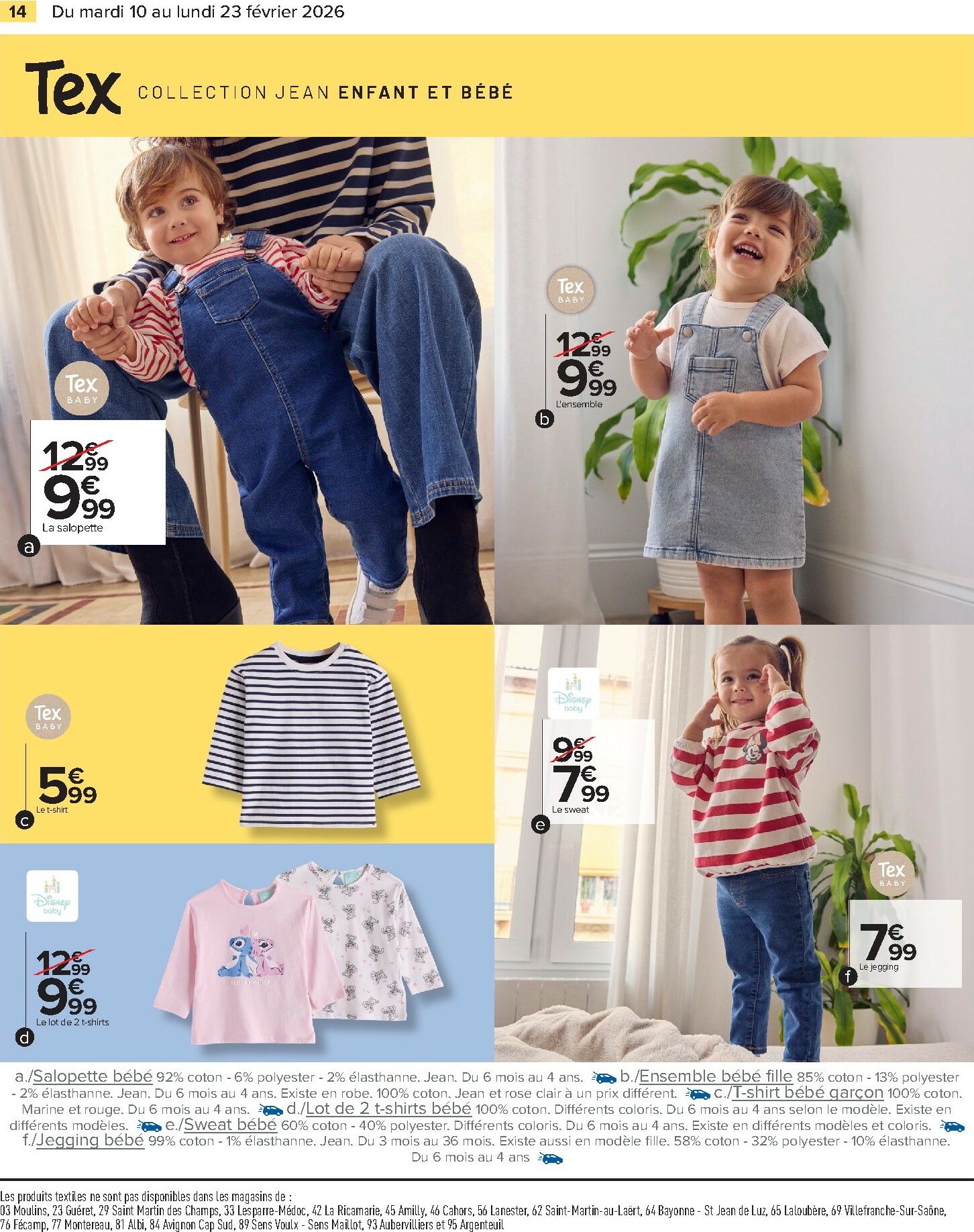 carrefour - Catalogue Carrefour - Special Tex valable du 10/02/2026 au 23/02/2026 - page: 14