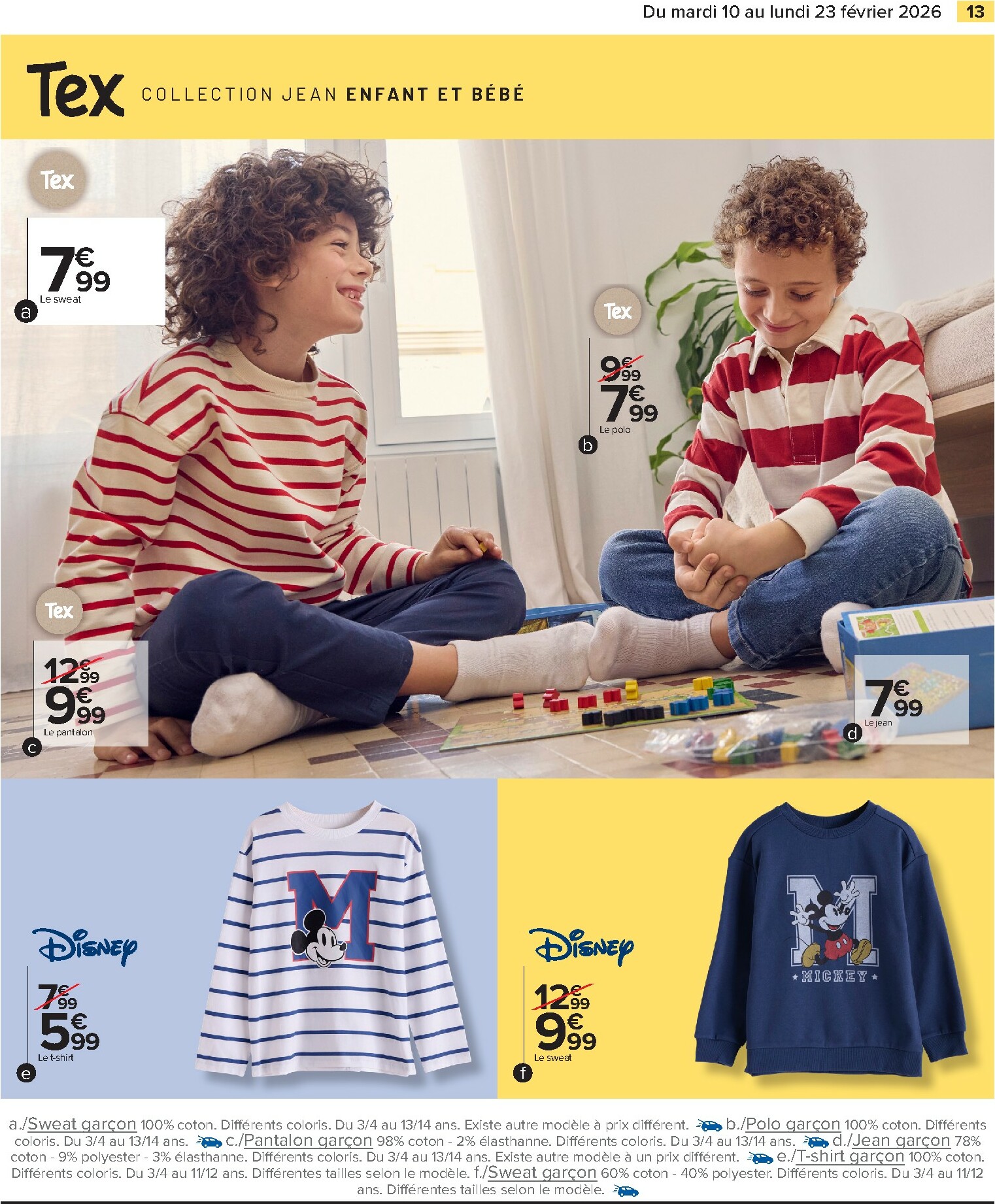 carrefour - Catalogue Carrefour - Special Tex valable du 10/02/2026 au 23/02/2026 - page: 13