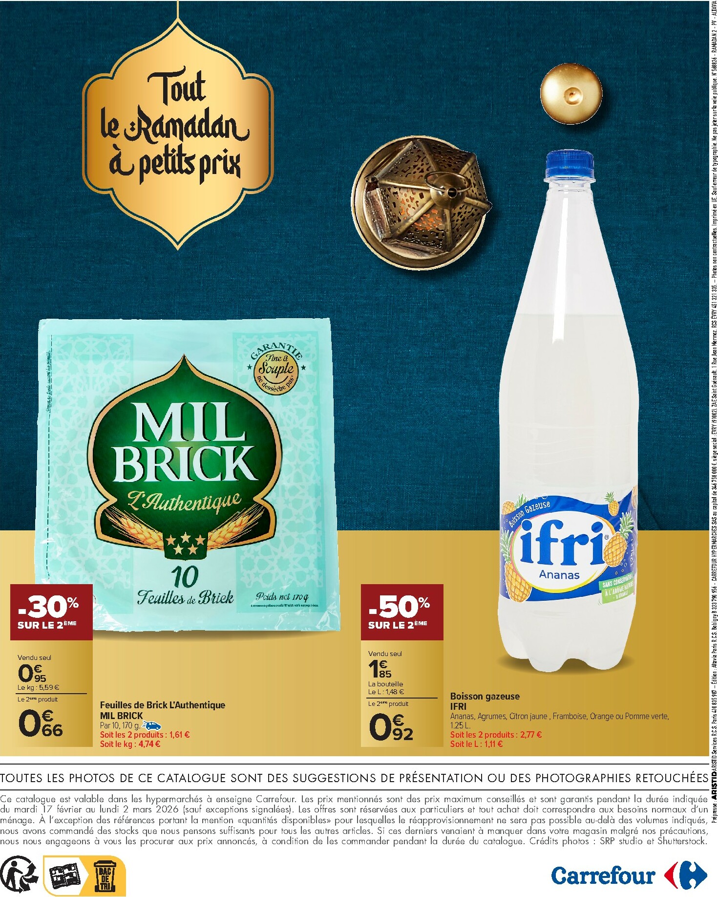 carrefour - Catalogue Carrefour - Ramadan valable du 17/02/2026 au 02/03/2026 - page: 36