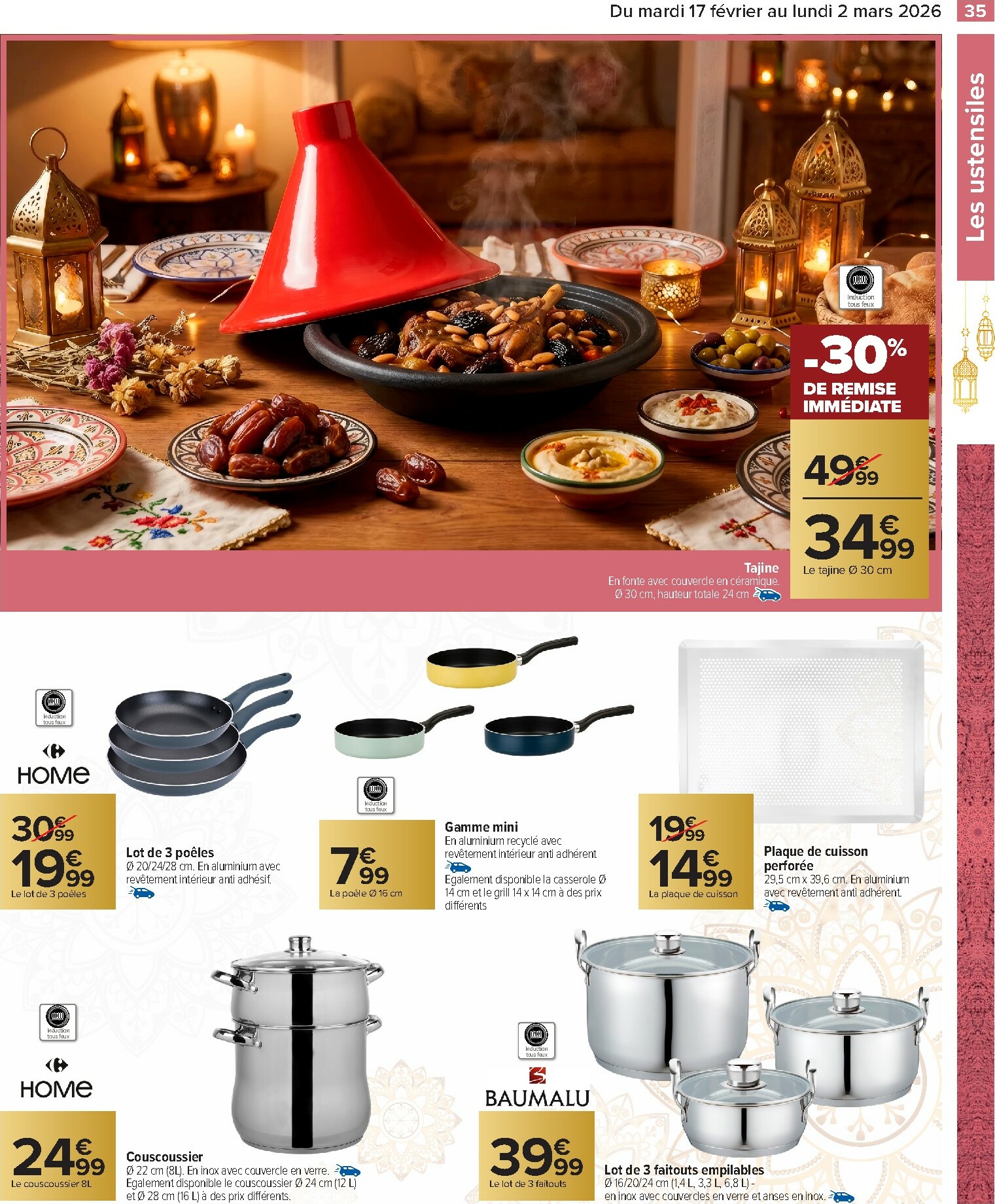 carrefour - Catalogue Carrefour - Ramadan valable du 17/02/2026 au 02/03/2026 - page: 35