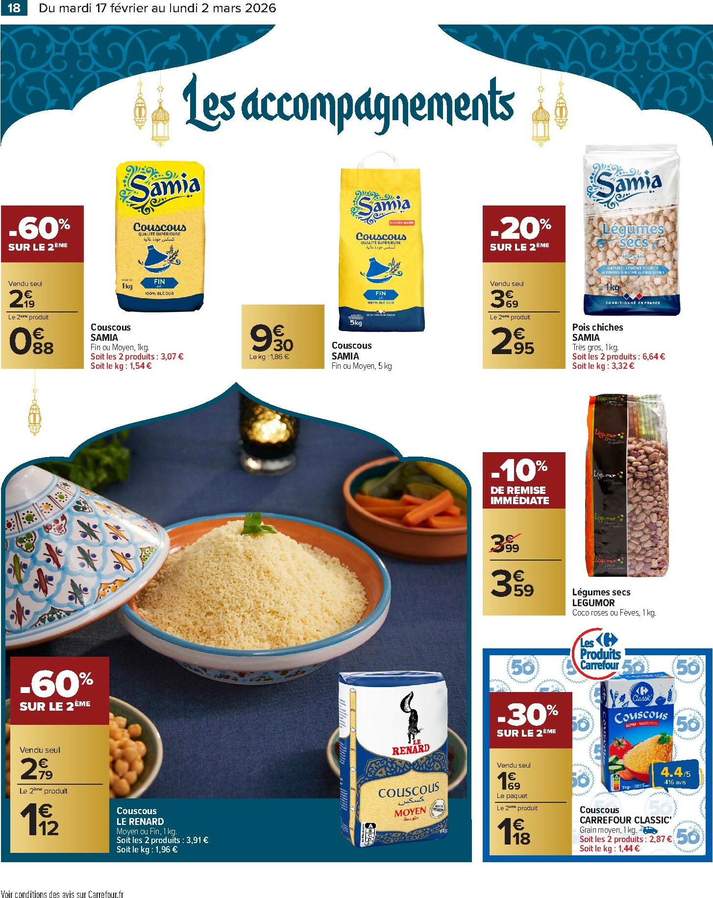 carrefour - Catalogue Carrefour - Ramadan valable du 17/02/2026 au 02/03/2026 - page: 18
