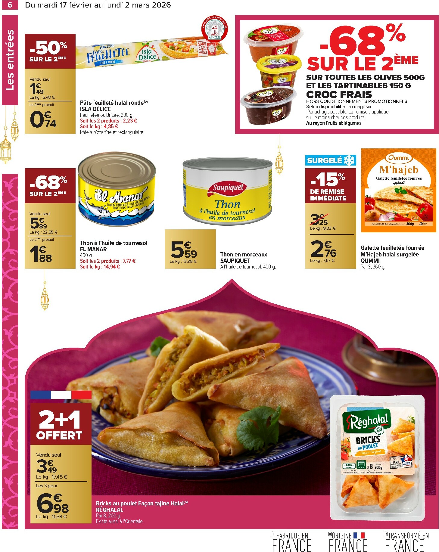carrefour - Catalogue Carrefour - Ramadan valable du 17/02/2026 au 02/03/2026 - page: 6