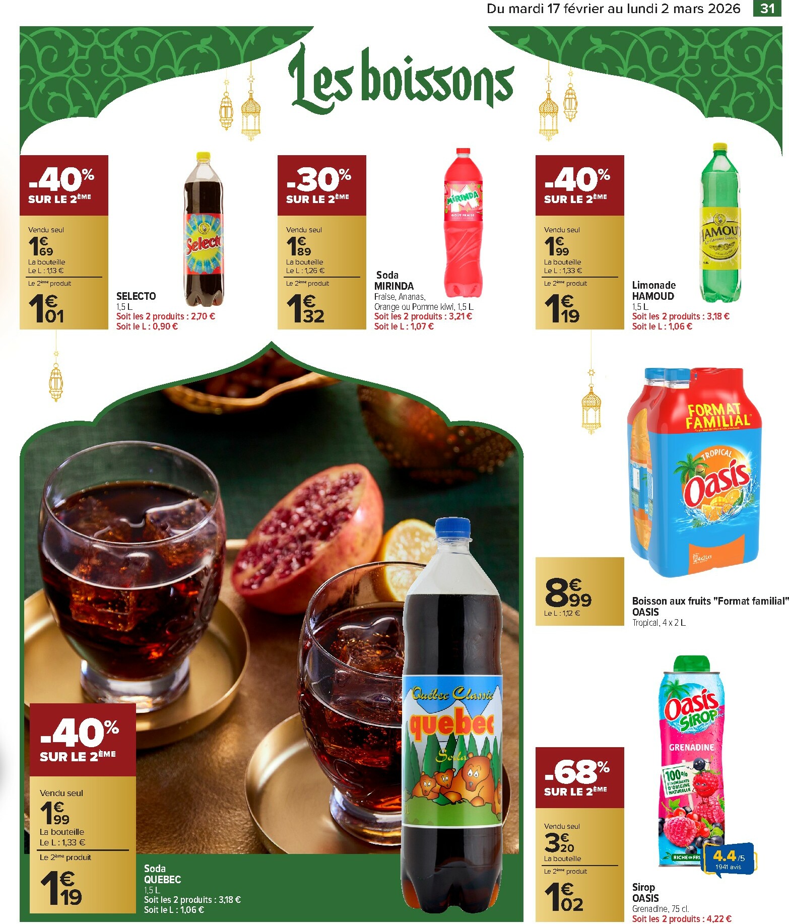 carrefour - Catalogue Carrefour - Ramadan valable du 17/02/2026 au 02/03/2026 - page: 31