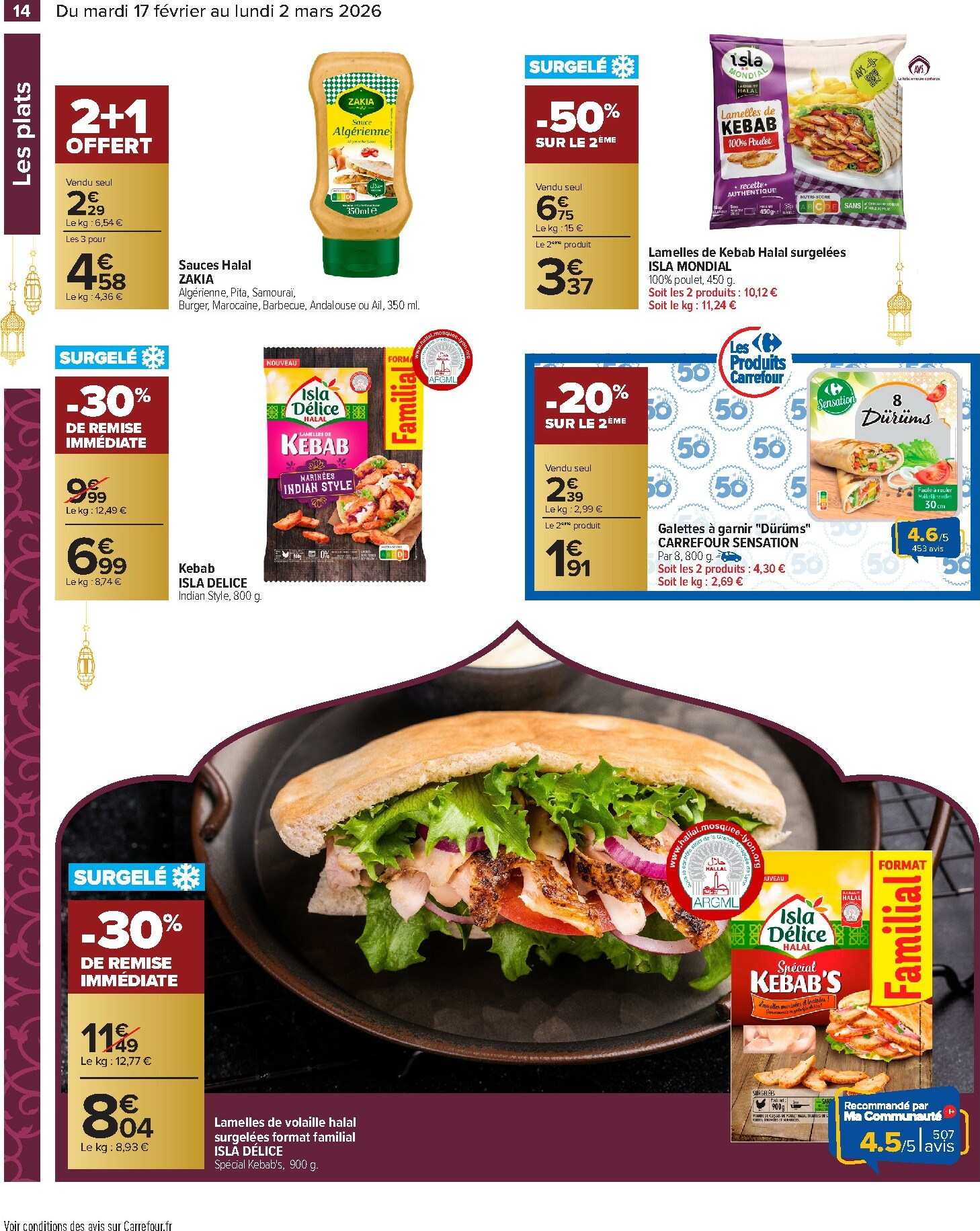 carrefour - Catalogue Carrefour - Ramadan valable du 17/02/2026 au 02/03/2026 - page: 14