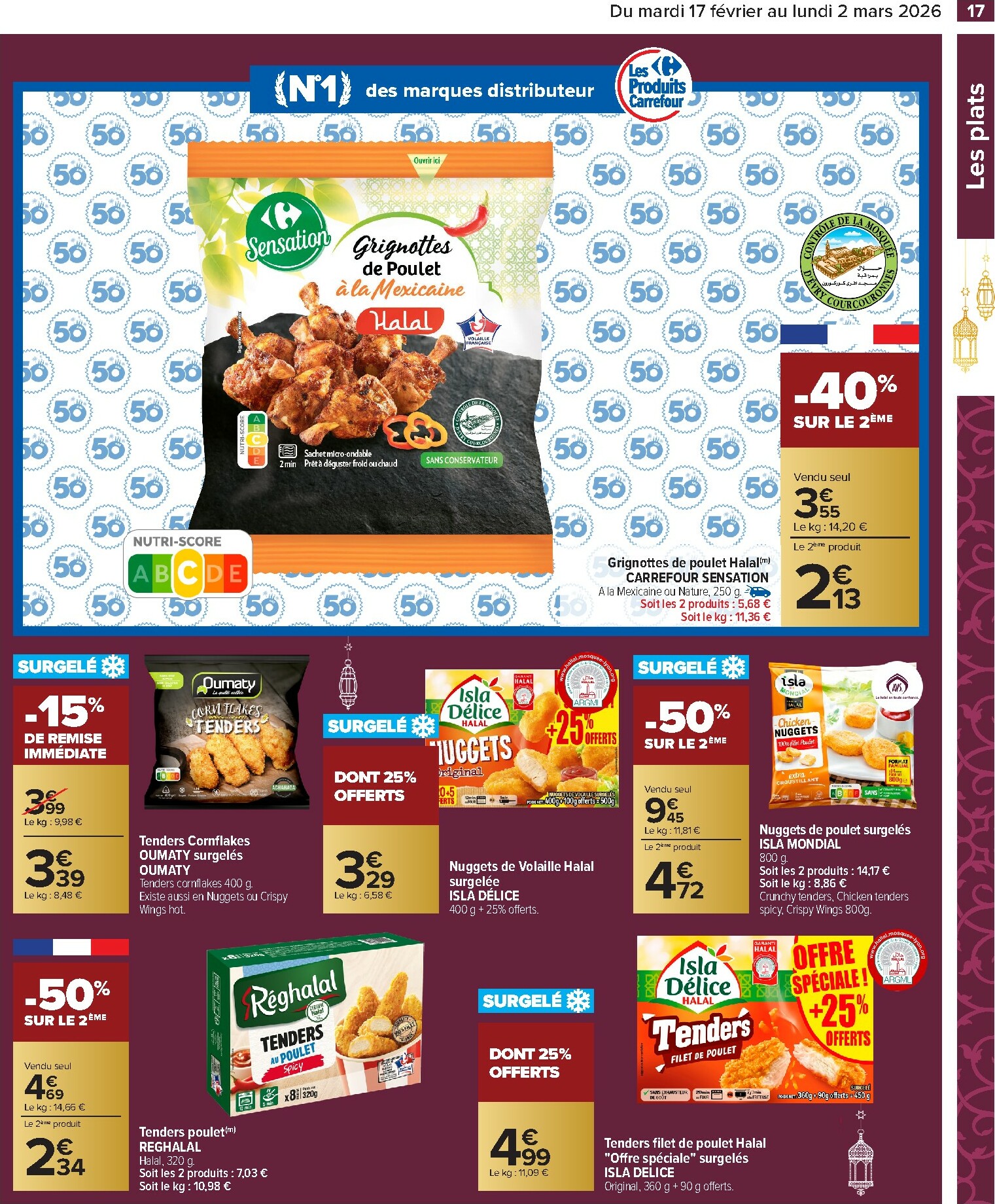 carrefour - Catalogue Carrefour - Ramadan valable du 17/02/2026 au 02/03/2026 - page: 17