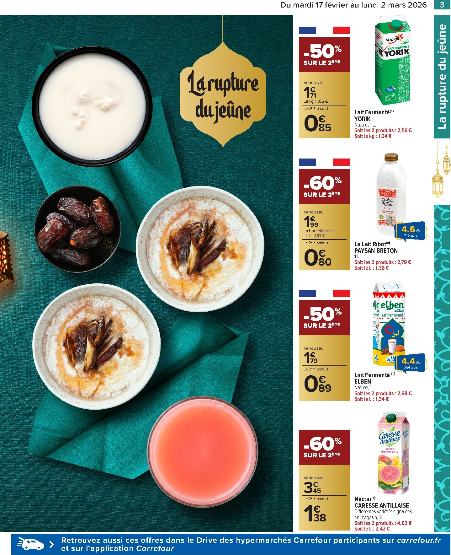carrefour - Catalogue Carrefour - Ramadan valable du 17/02/2026 au 02/03/2026 - page: 3
