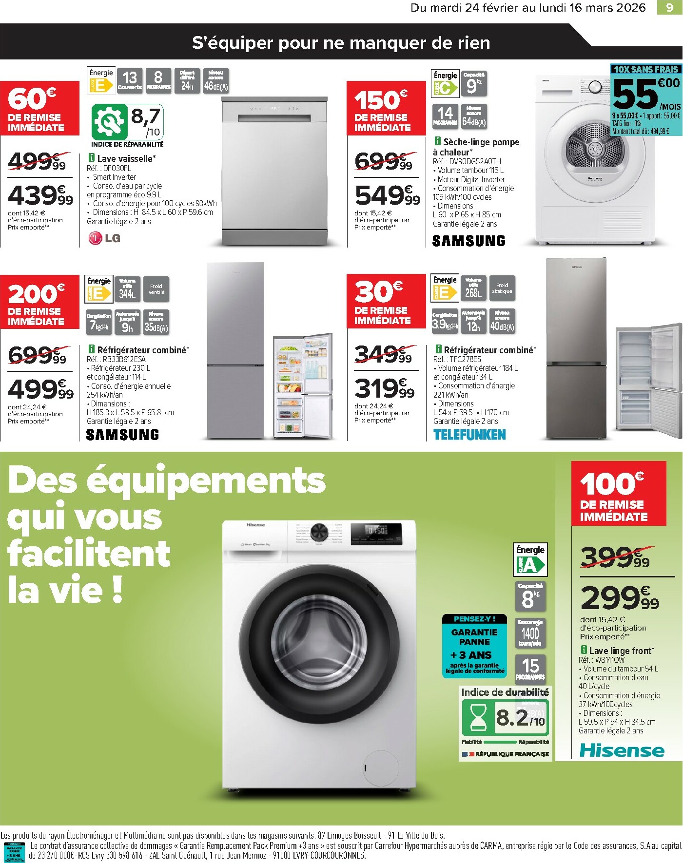 carrefour - Catalogue Carrefour - Restez Connectés a vos Envies valable du 24/02/2026 au 16/03/2026 - page: 9