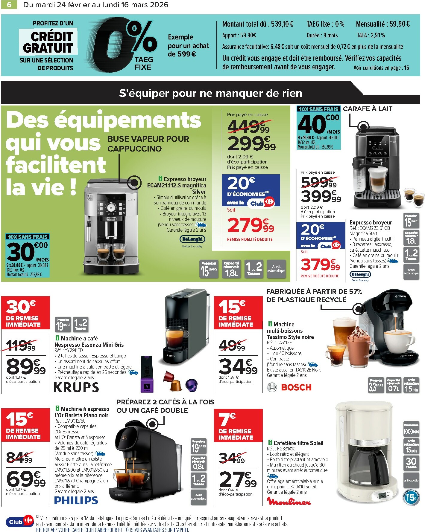 carrefour - Catalogue Carrefour - Restez Connectés a vos Envies valable du 24/02/2026 au 16/03/2026 - page: 6