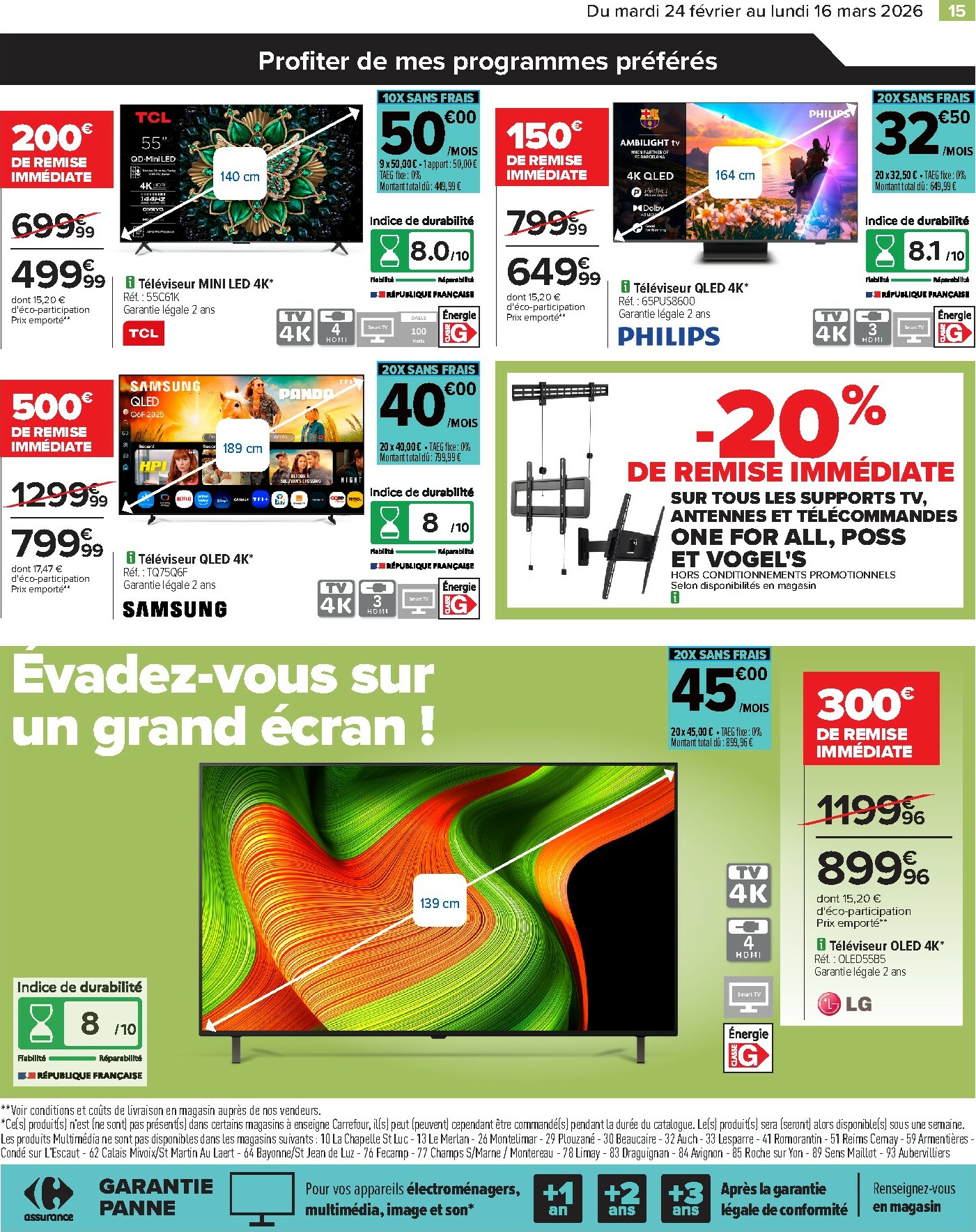 carrefour - Catalogue Carrefour - Restez Connectés a vos Envies valable du 24/02/2026 au 16/03/2026 - page: 15