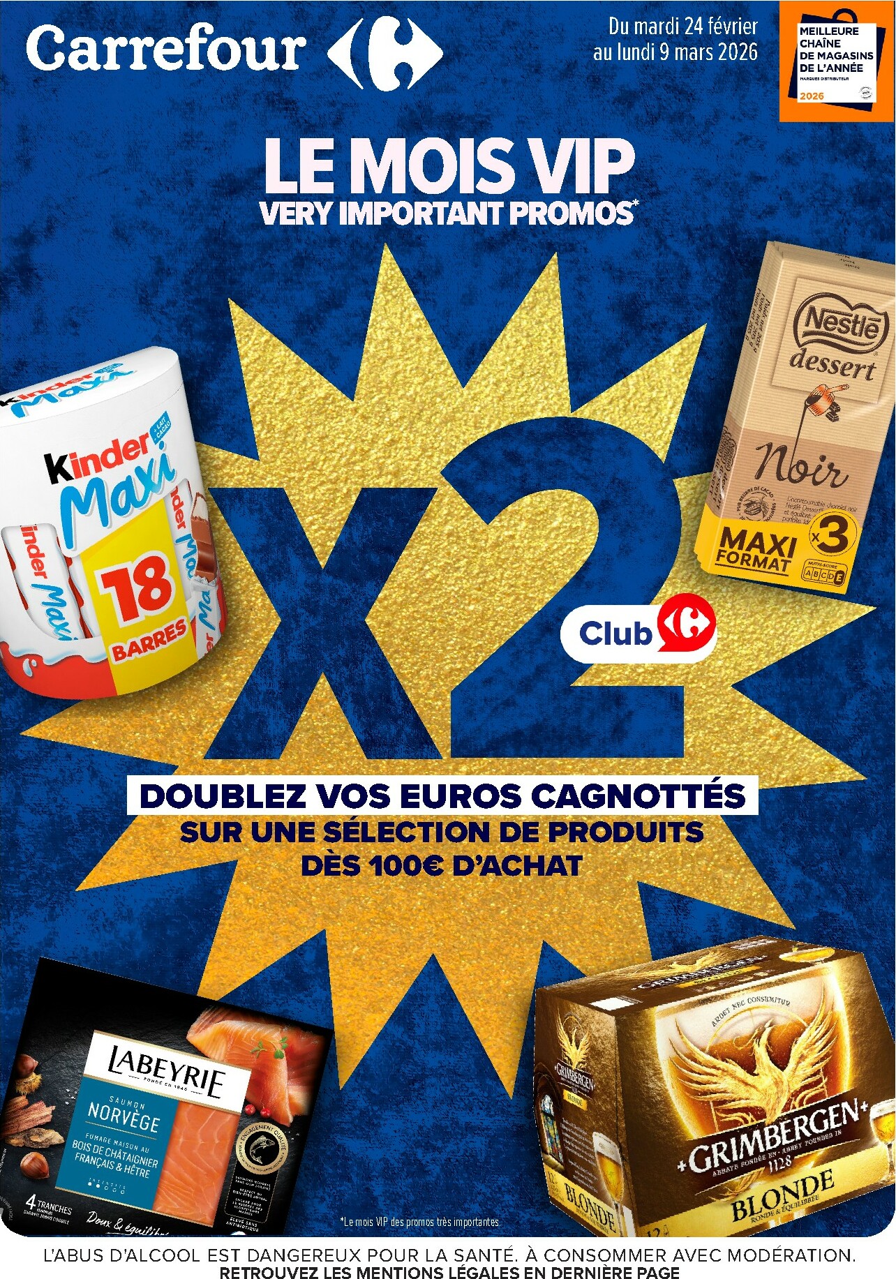carrefour - Catalogue Carrefour - Le Mois VIP valable du 24/02/2026 au 09/03/2026